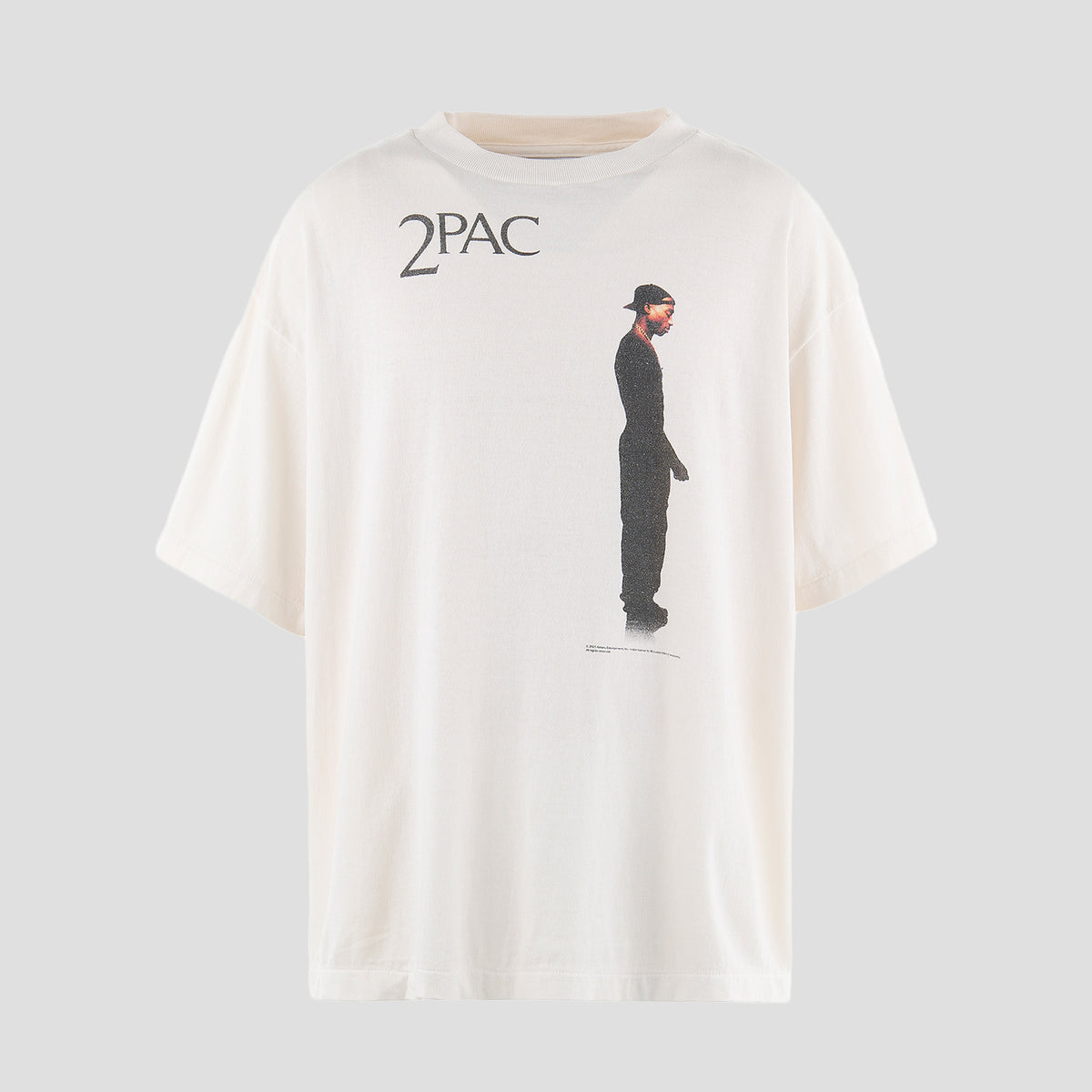 SAINT MICHAEL - 2PAC S/S T-SHIRTS (WHT)
