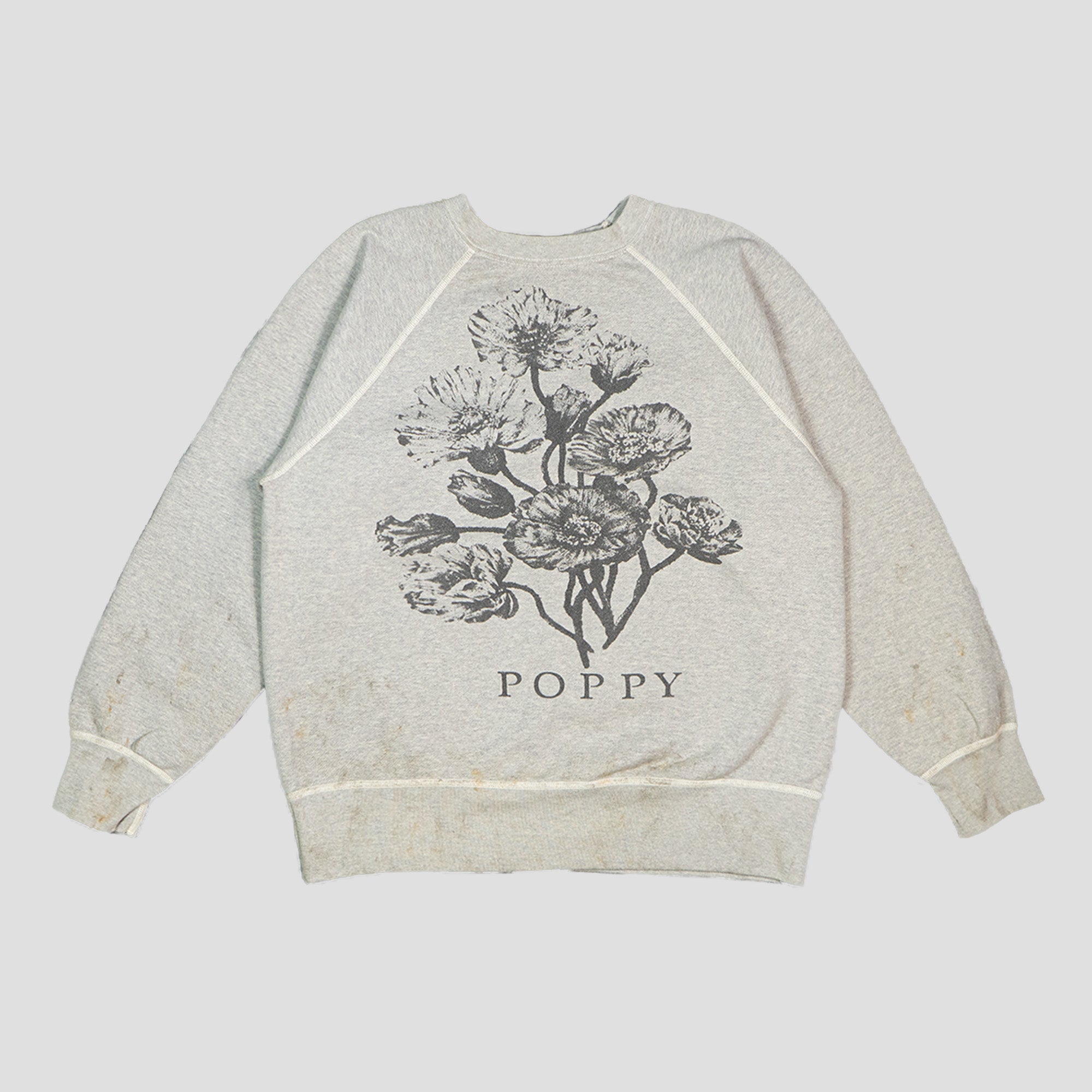 POPPY FLOWER CREW SWEAT