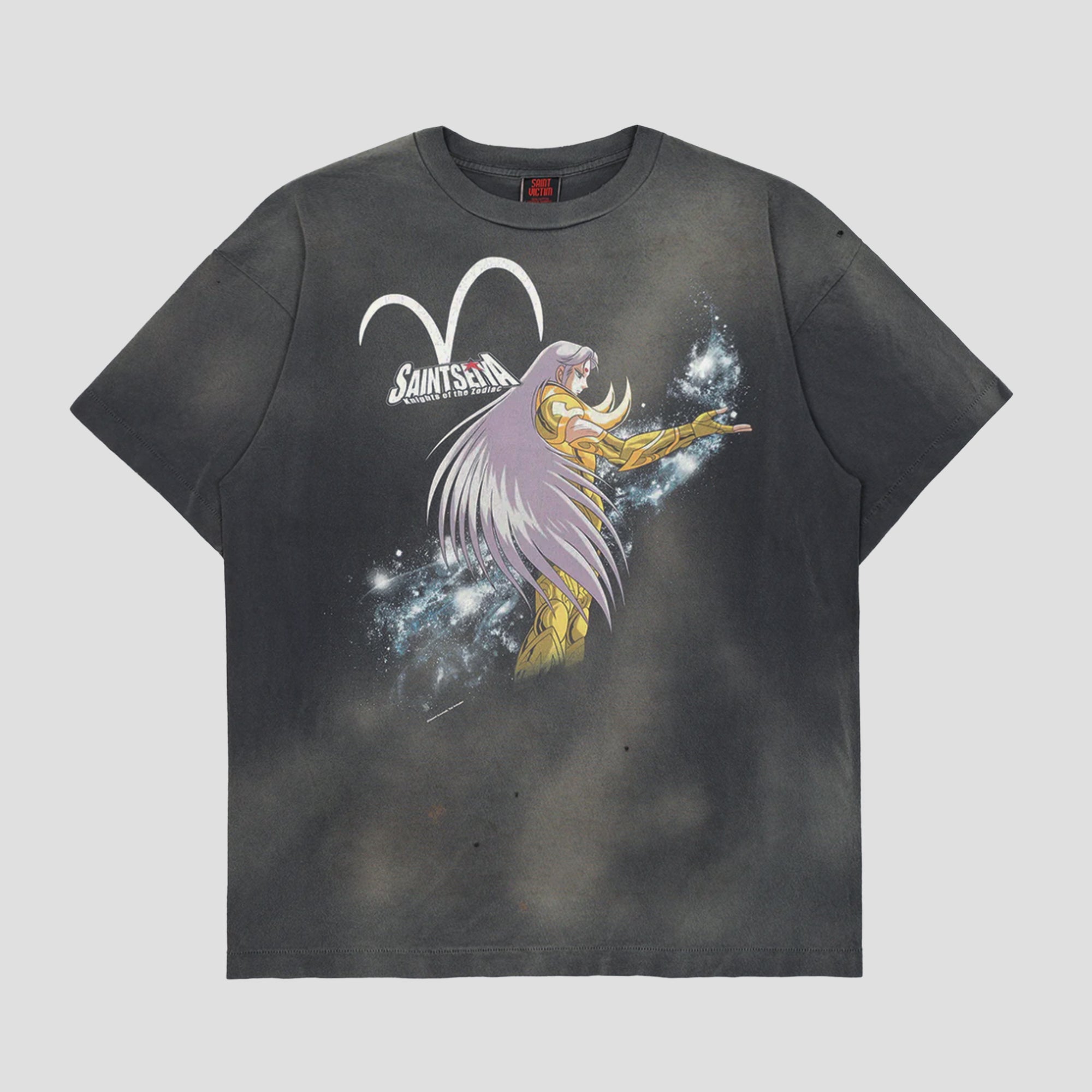 SAINT MICHAEL x KNIGHTS OF THE ZODIAC S/S T-SHIRTS (ARIES MU)