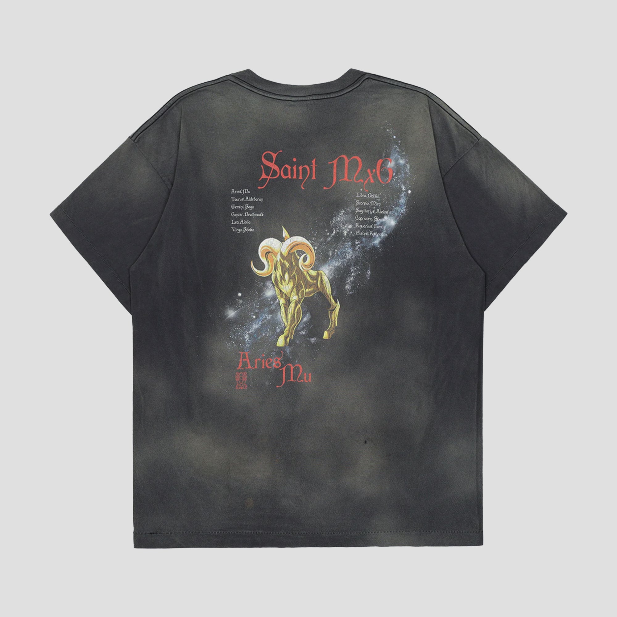 SAINT MICHAEL x KNIGHTS OF THE ZODIAC S/S T-SHIRTS (ARIES MU)