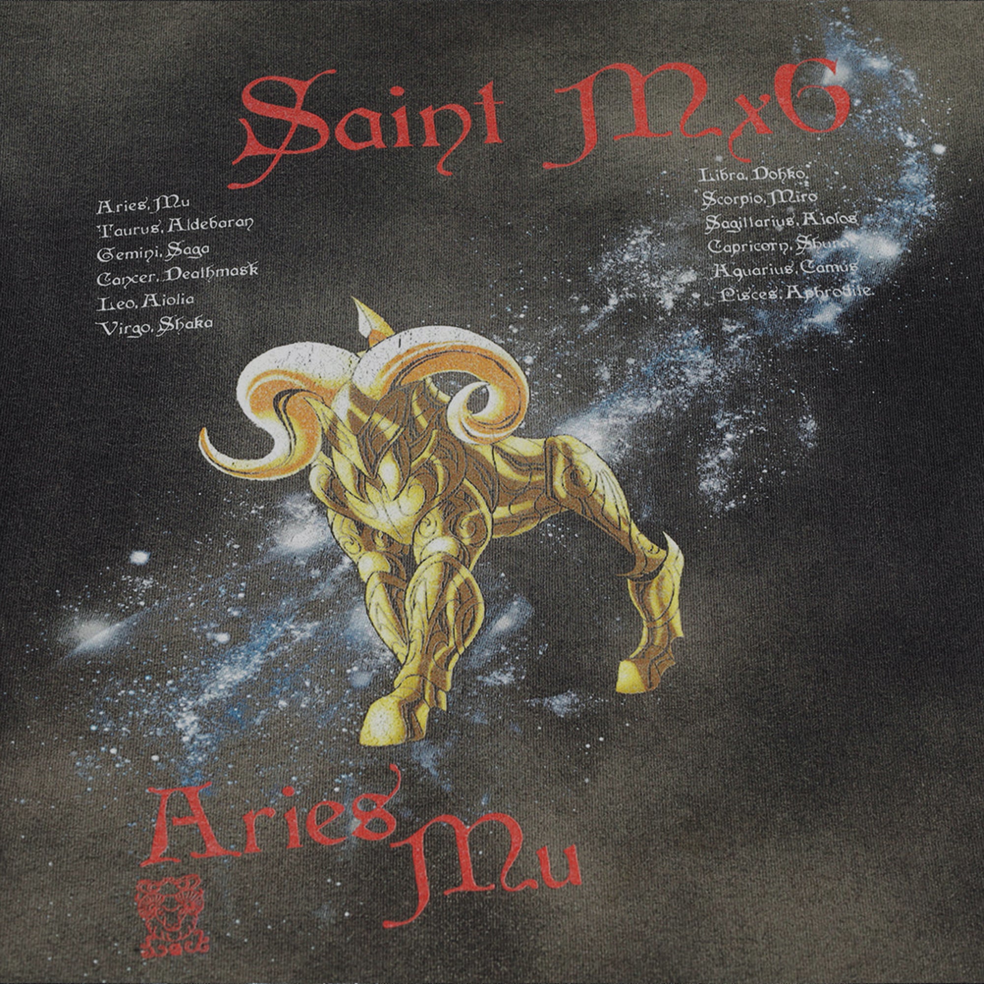 SAINT MICHAEL x KNIGHTS OF THE ZODIAC S/S T-SHIRTS (ARIES MU)