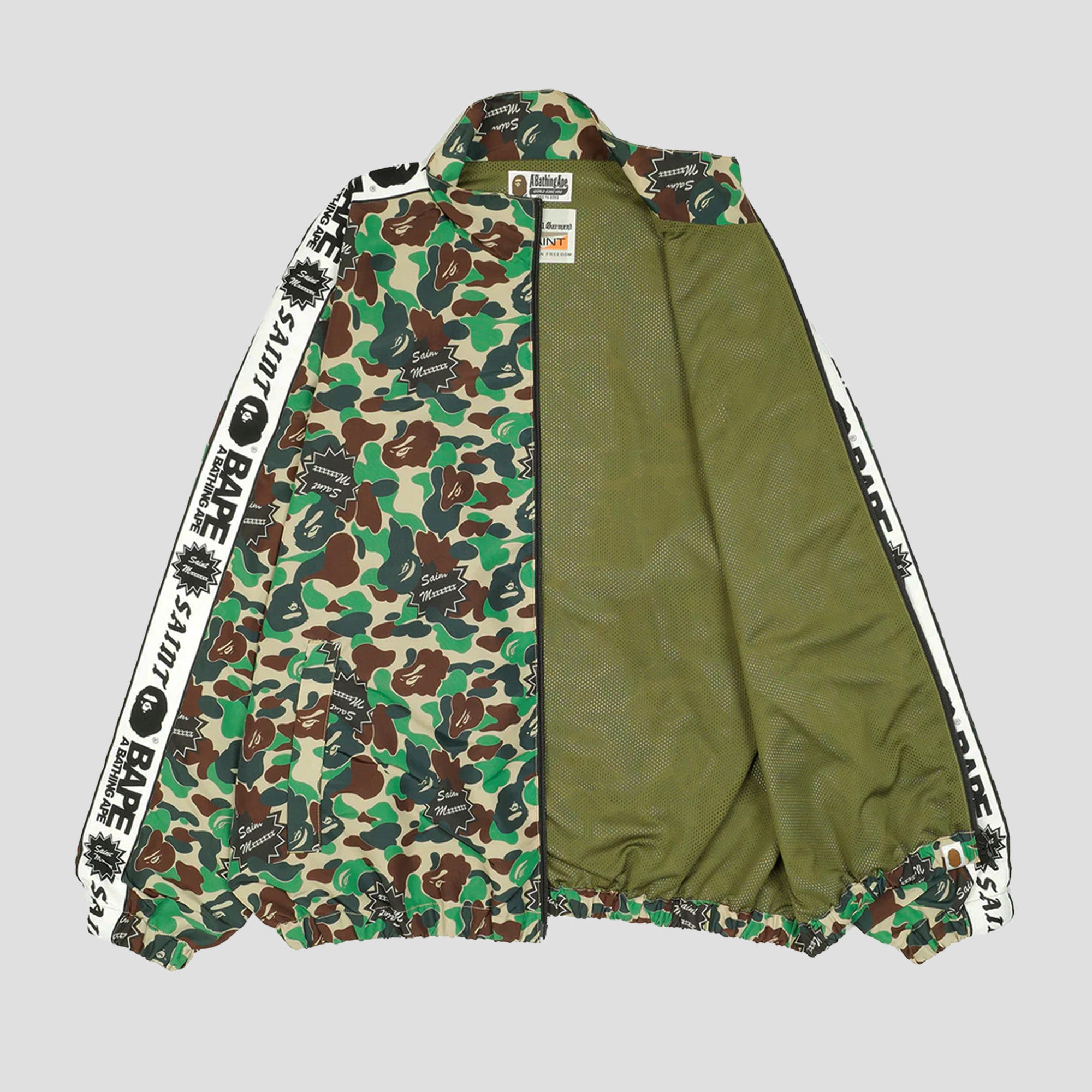 SAINT MXXXXXX x A BATHING APE® CAMO TRACK JACKET