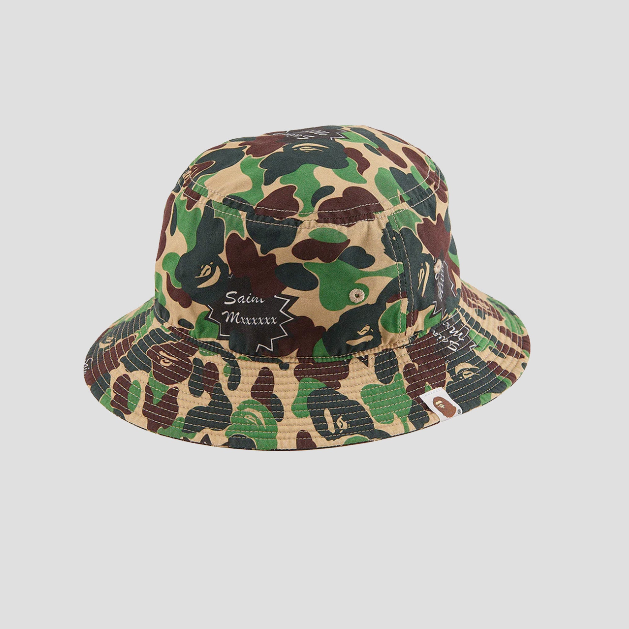 SAINT MXXXXXX x A BATHING APE® CAMO BUCKET HAT