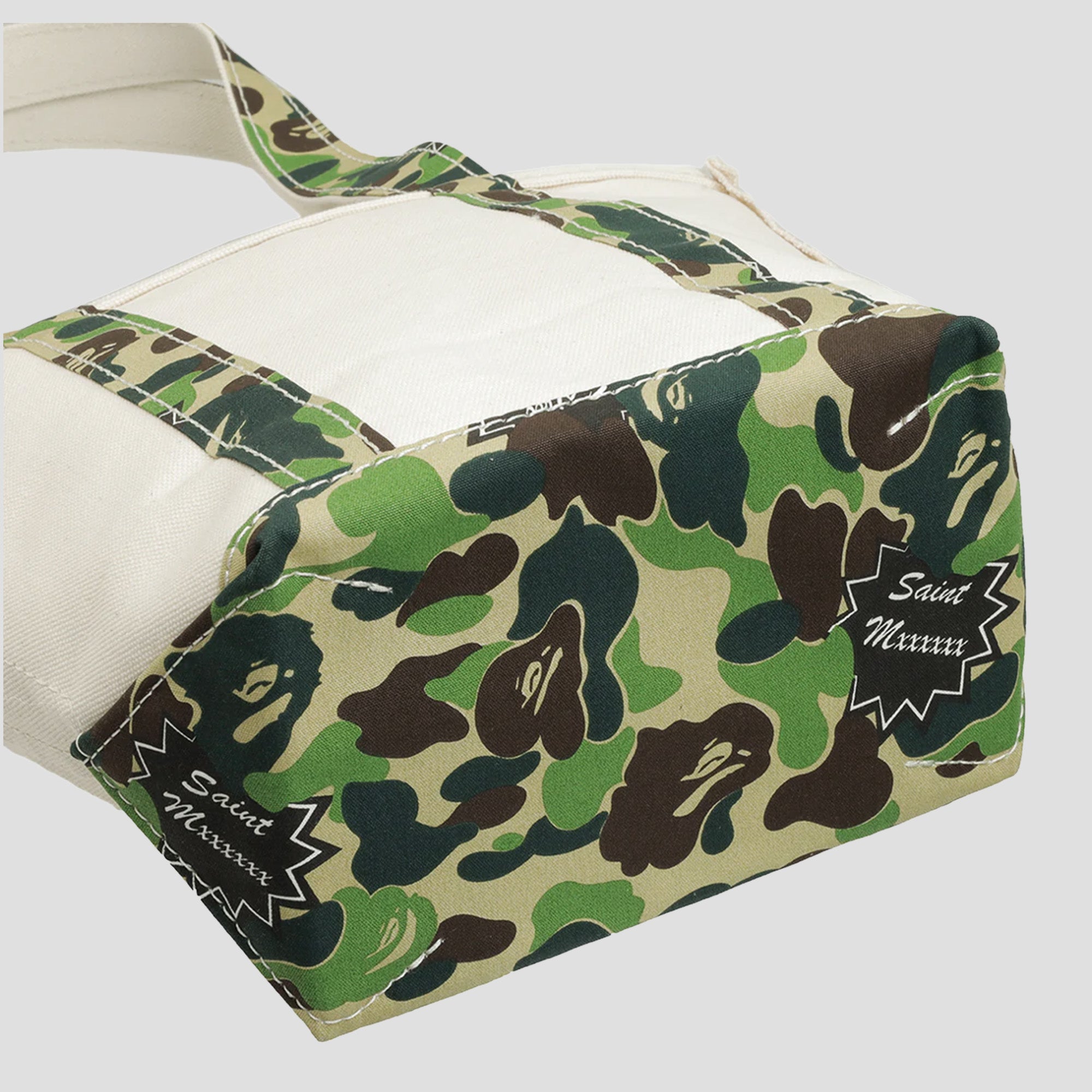 SAINT MXXXXXX x A BATHING APE® CAMO TOTE BAG (S)