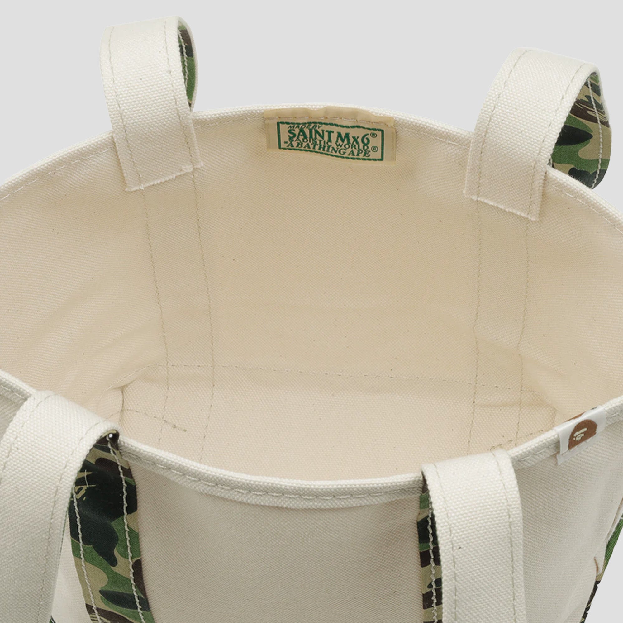 SAINT MXXXXXX x A BATHING APE® CAMO TOTE BAG (S)