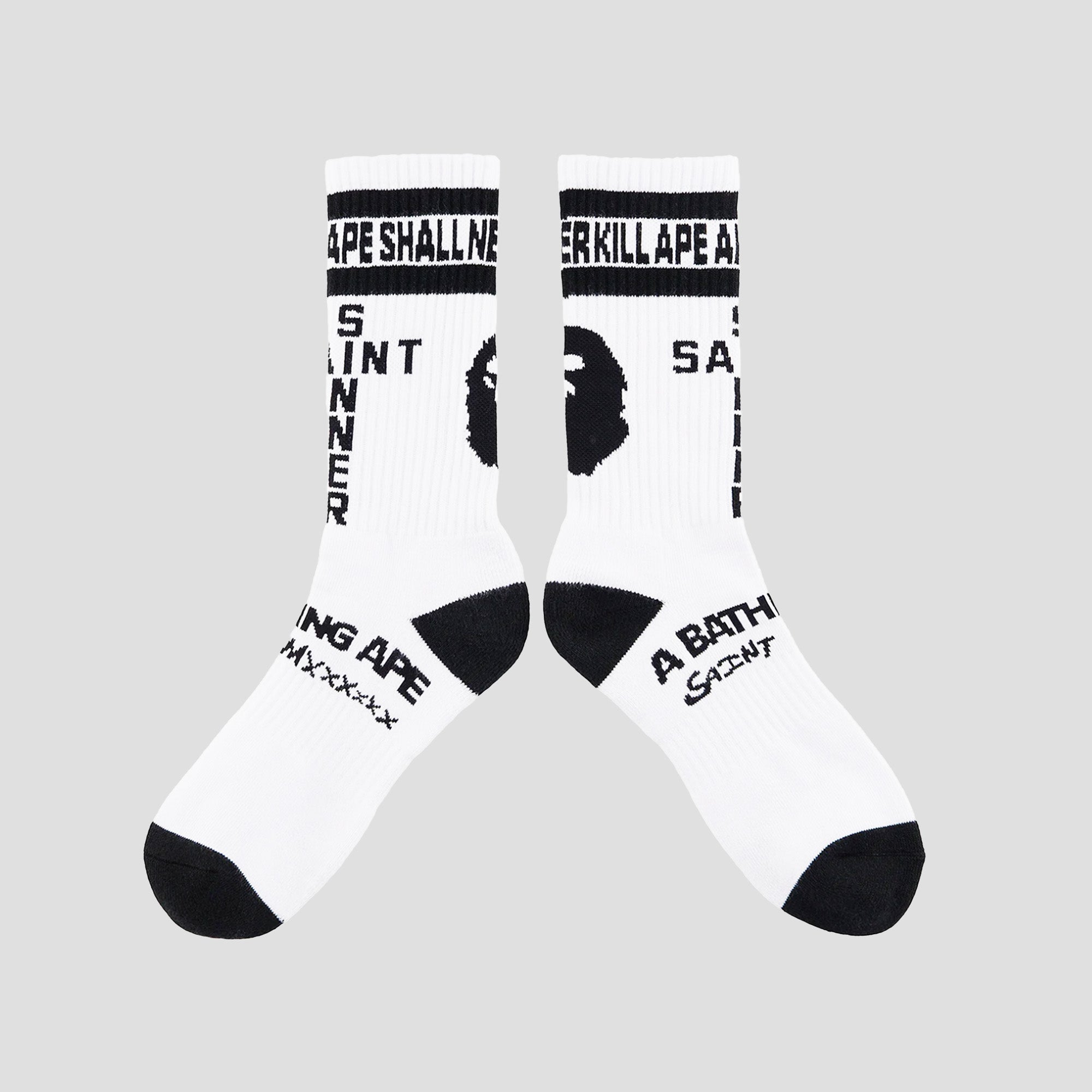 SAINT MXXXXXX x A BATHING APE® CAMO SOCKS