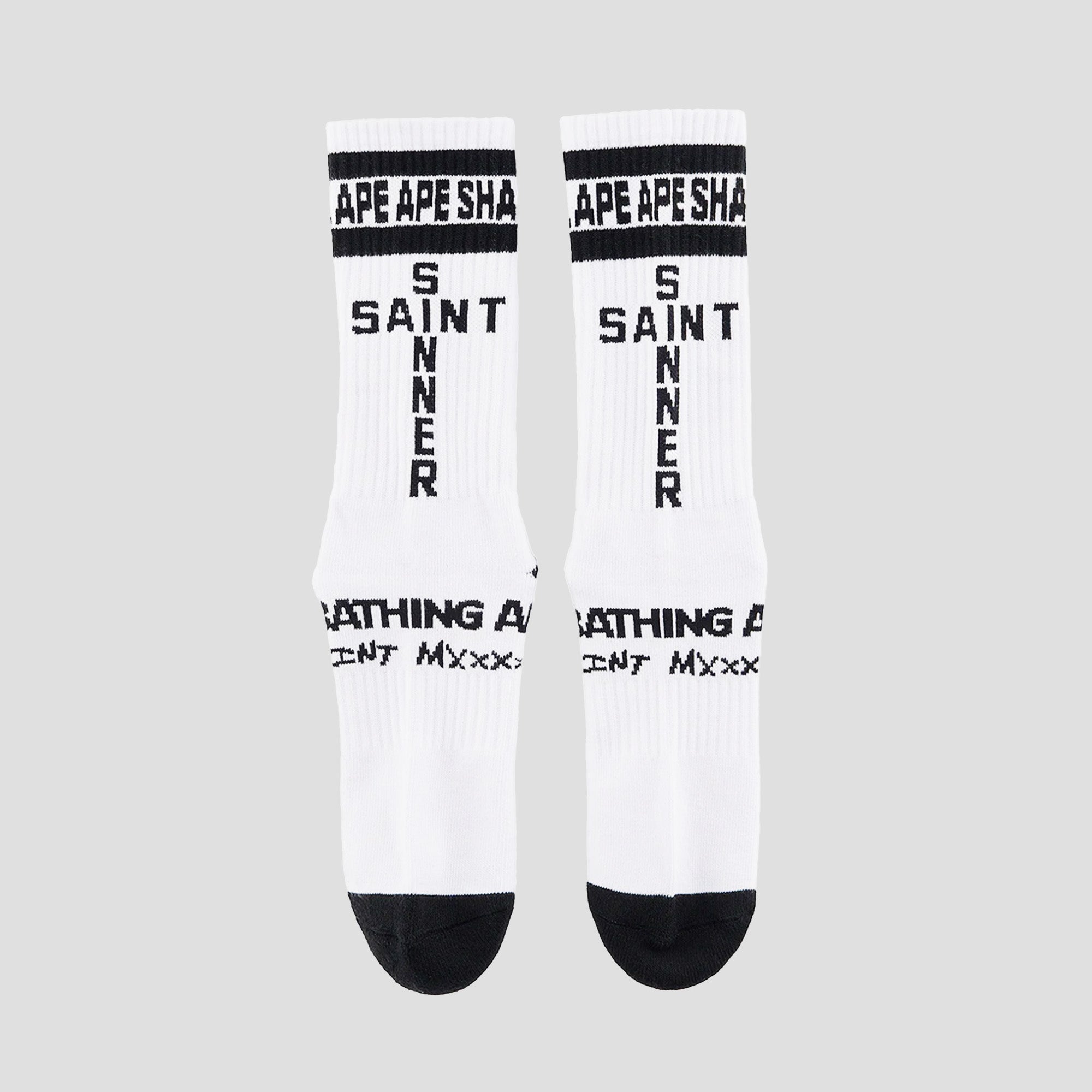SAINT MXXXXXX x A BATHING APE® CAMO SOCKS