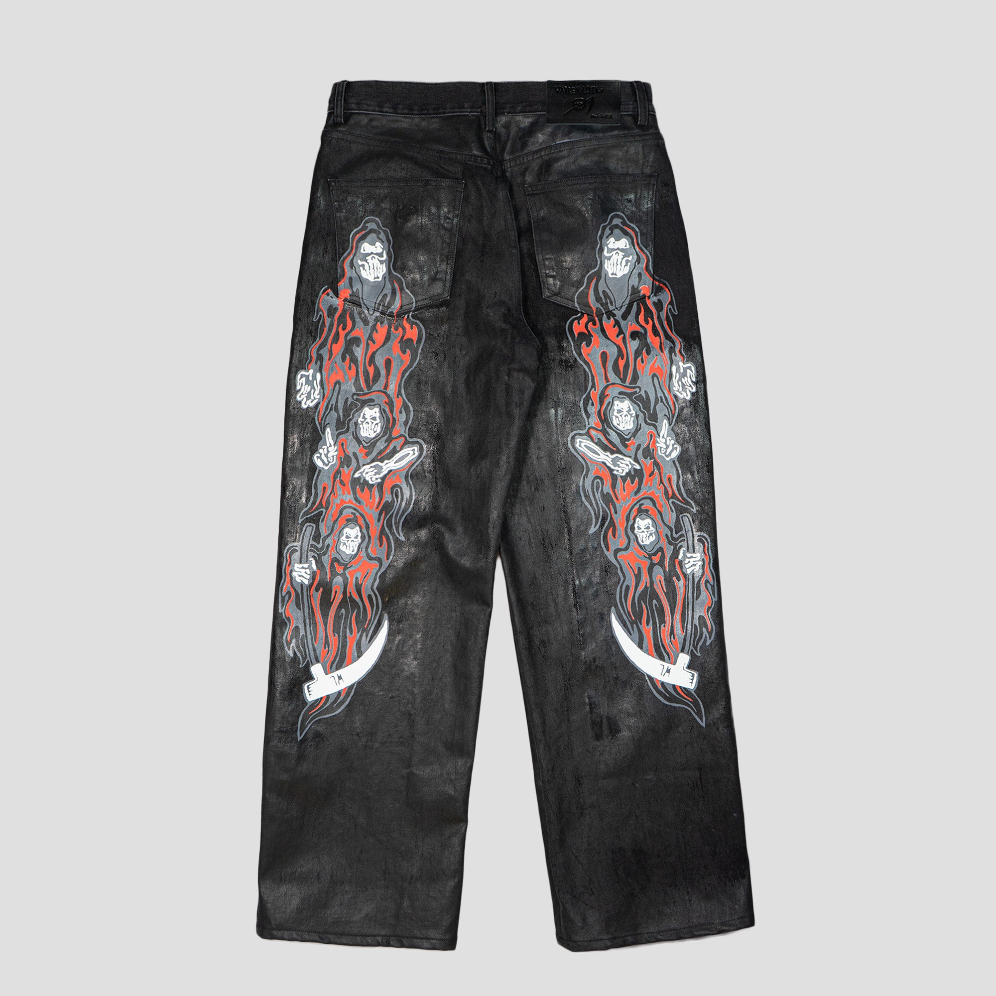 BAGGY PRINTED JEANS