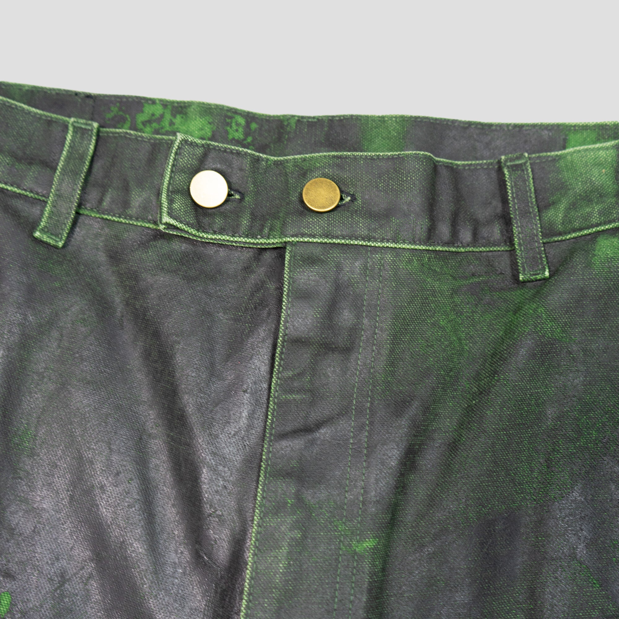 BAGGY MOTO JEAN SHORTS