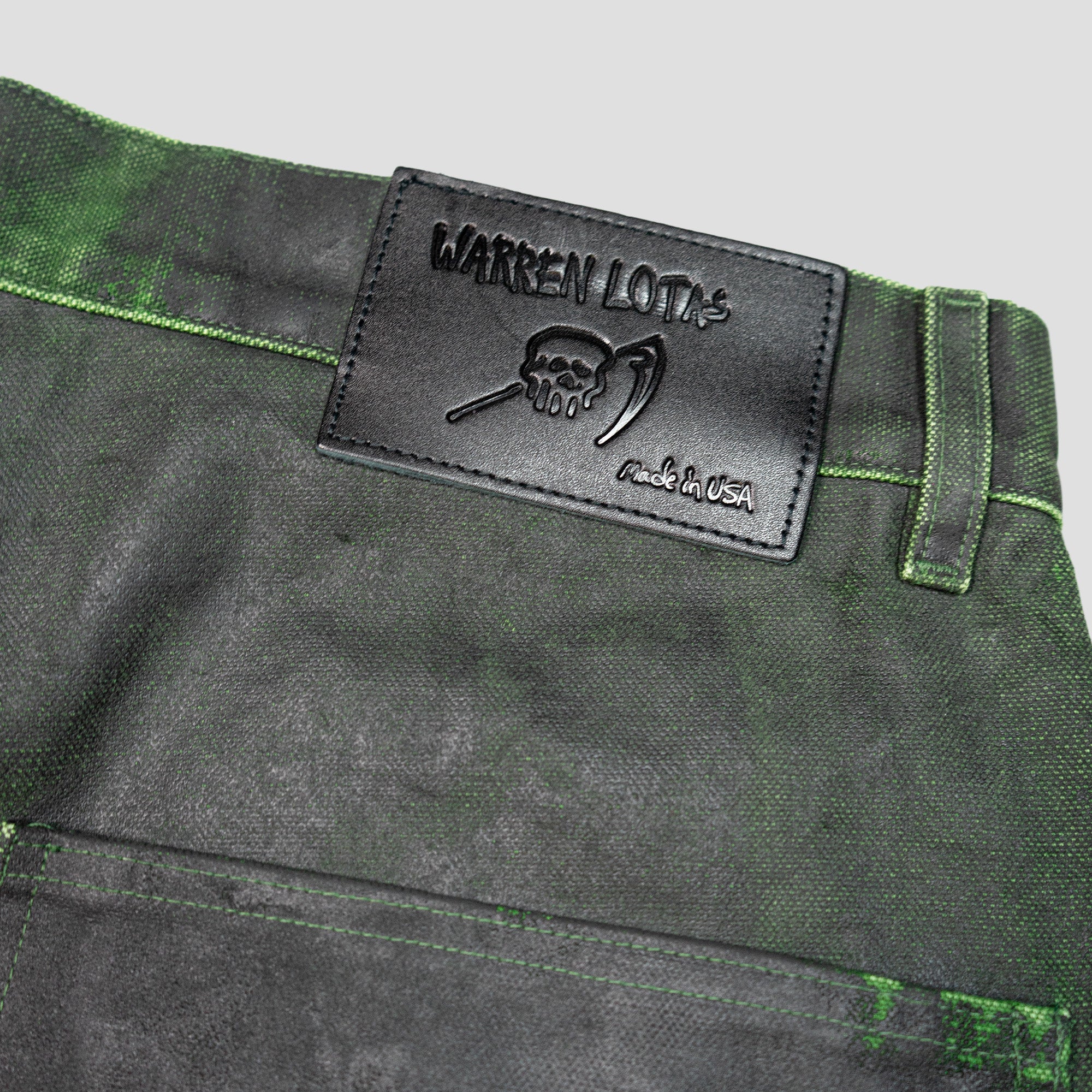 BAGGY MOTO JEAN SHORTS