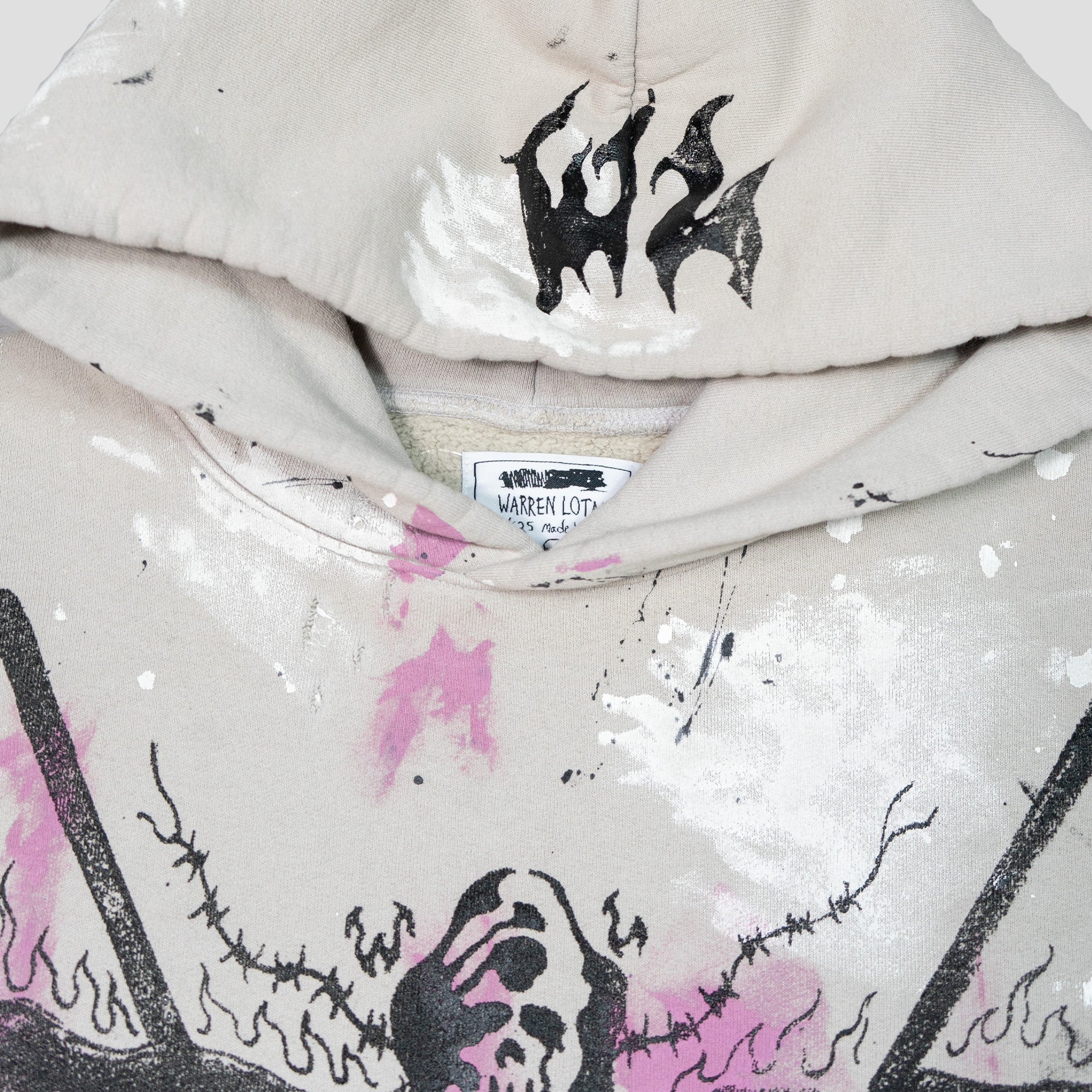 GARAGE PAINTED REAPER HOODIE