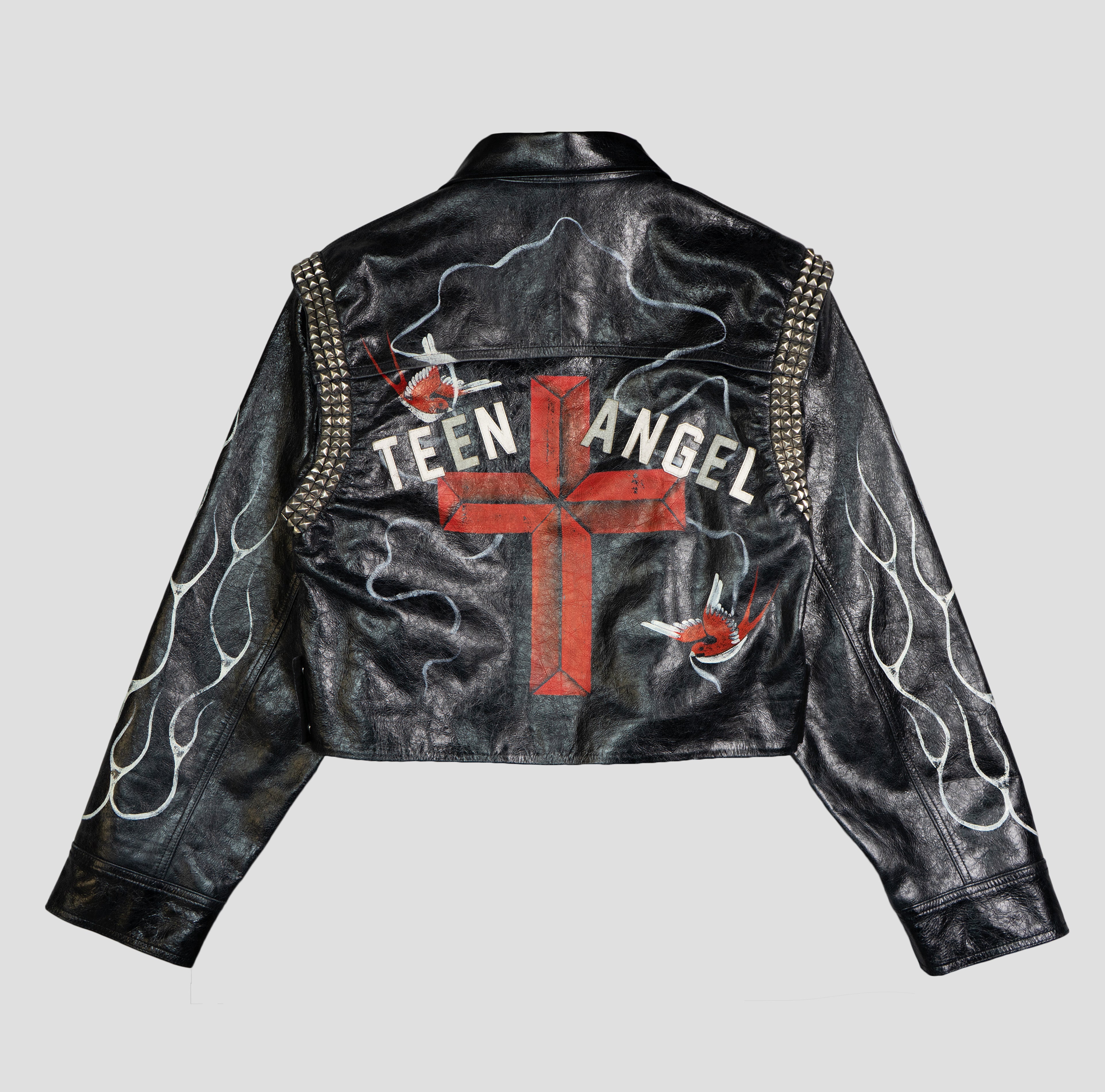 TEENANGEL HANDPAINTED CHOPPER JACKET