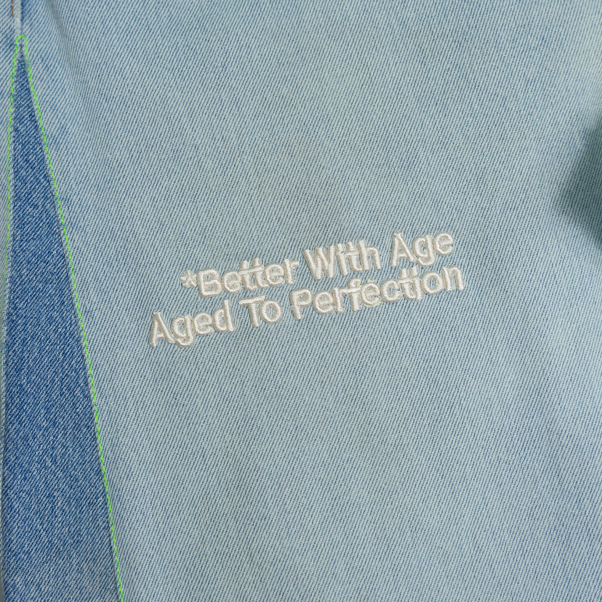 CLEMENTINE DOUBLE-WIDE LONG DENIM SHORT