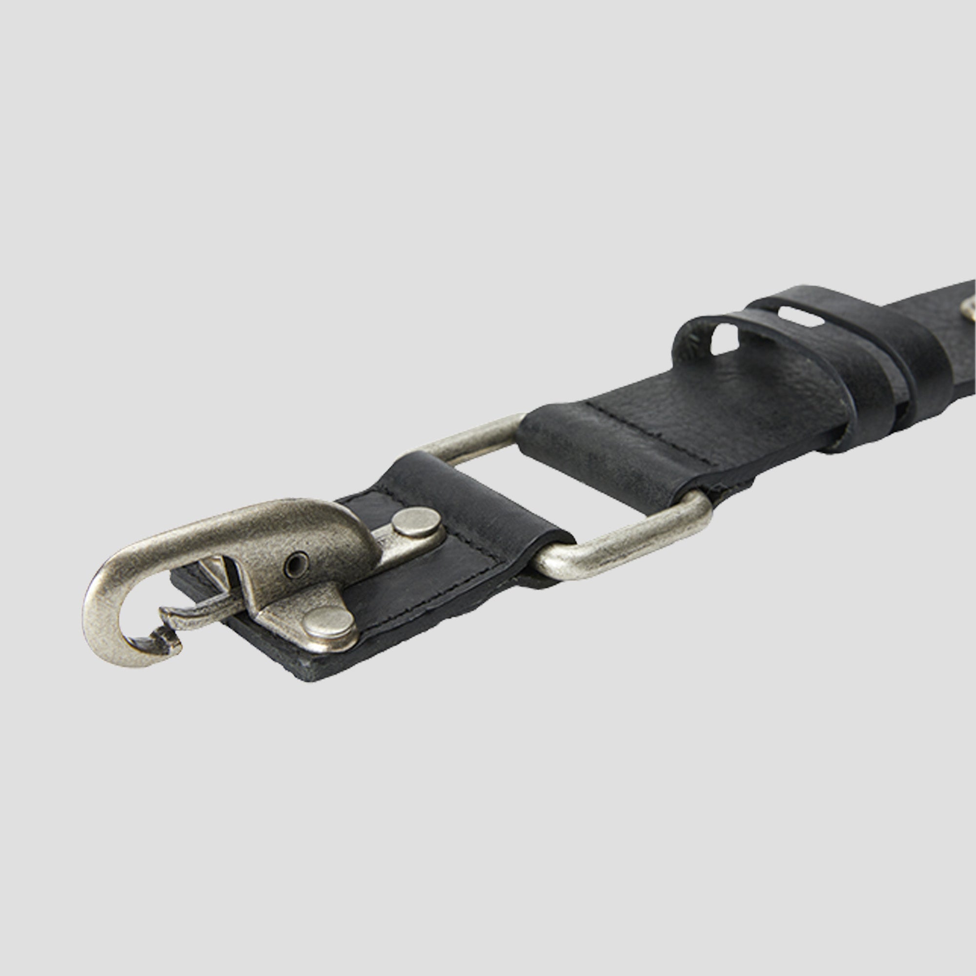 FULL METAL LEATHER BELT