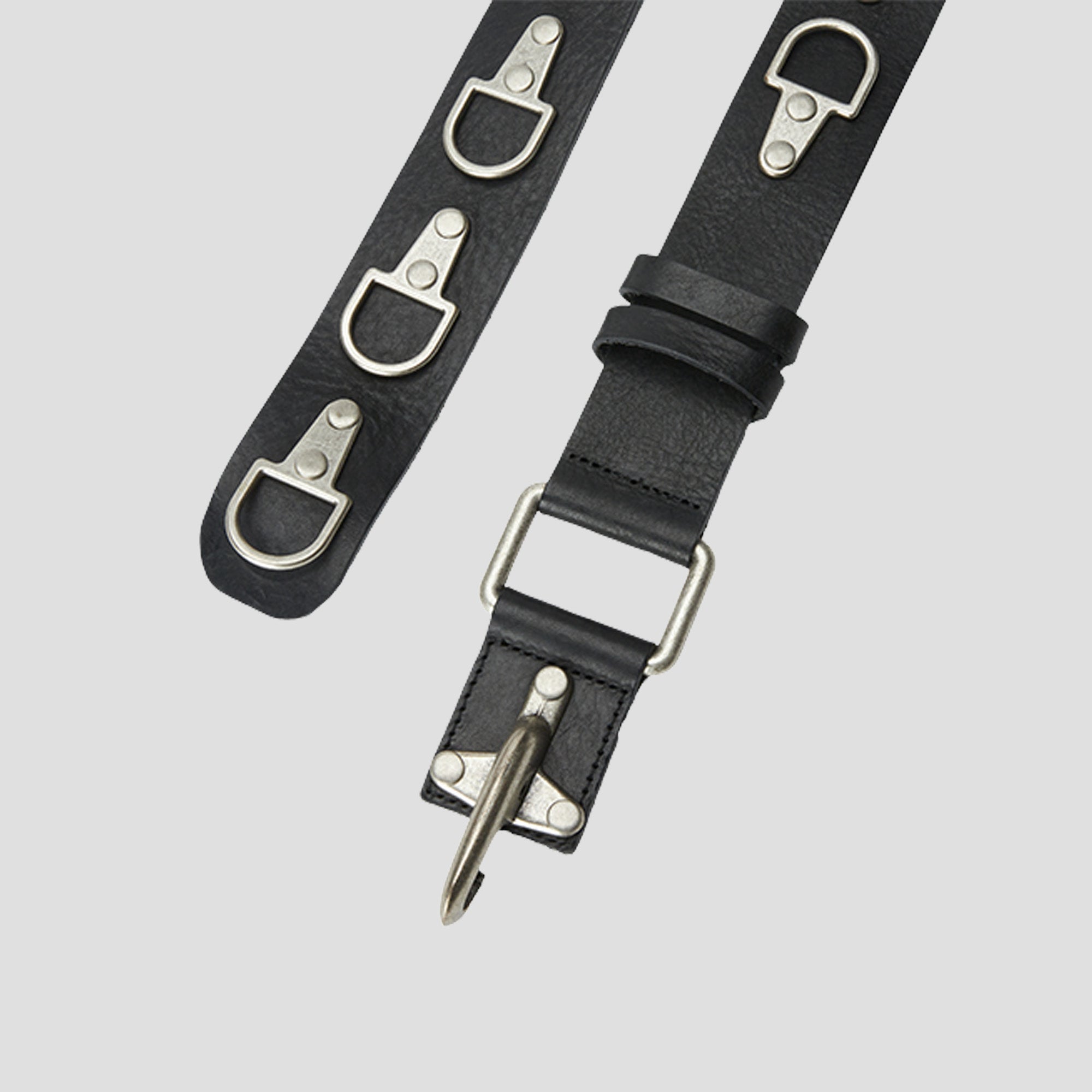 FULL METAL LEATHER BELT