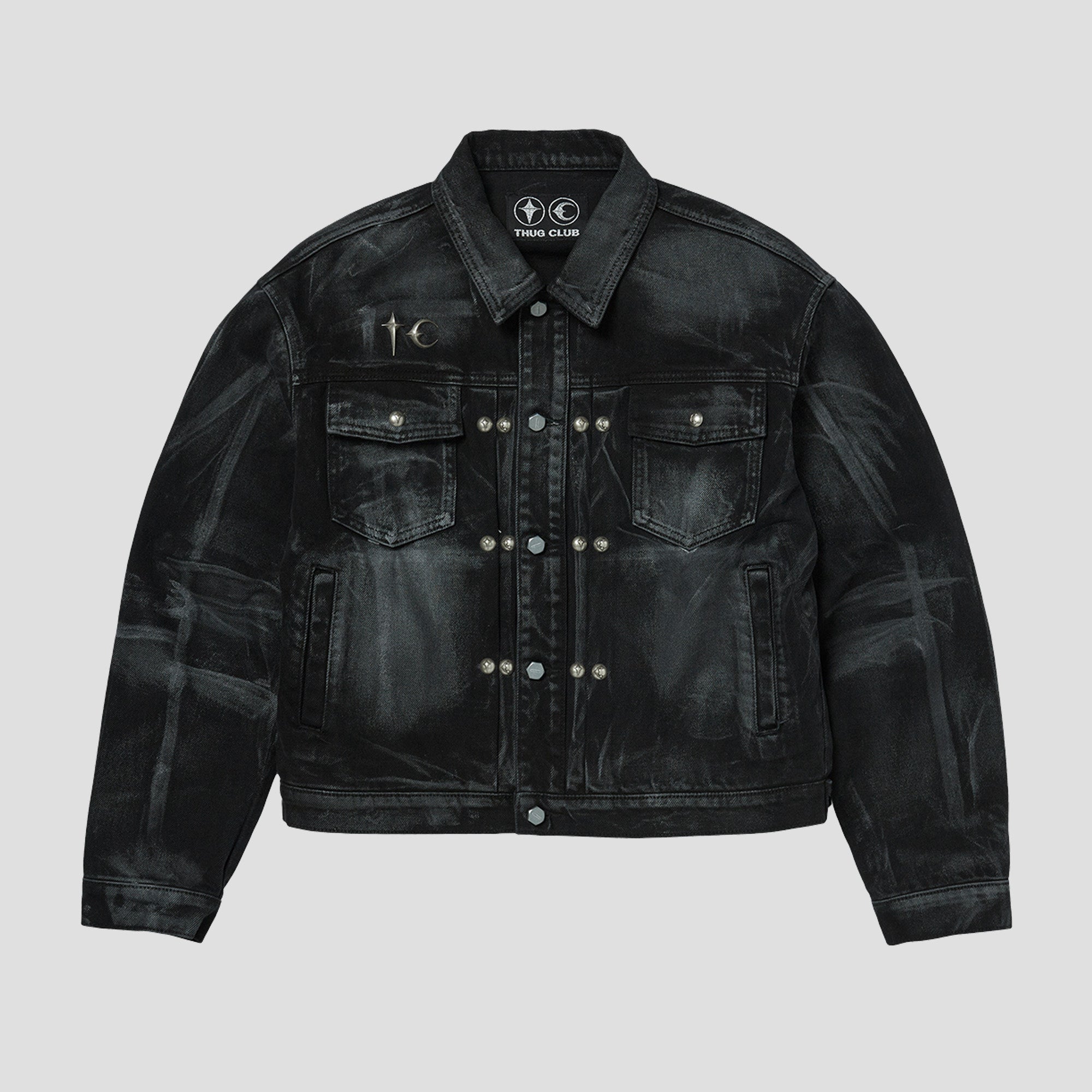 LEAVE A TRACE DENIM JACKET