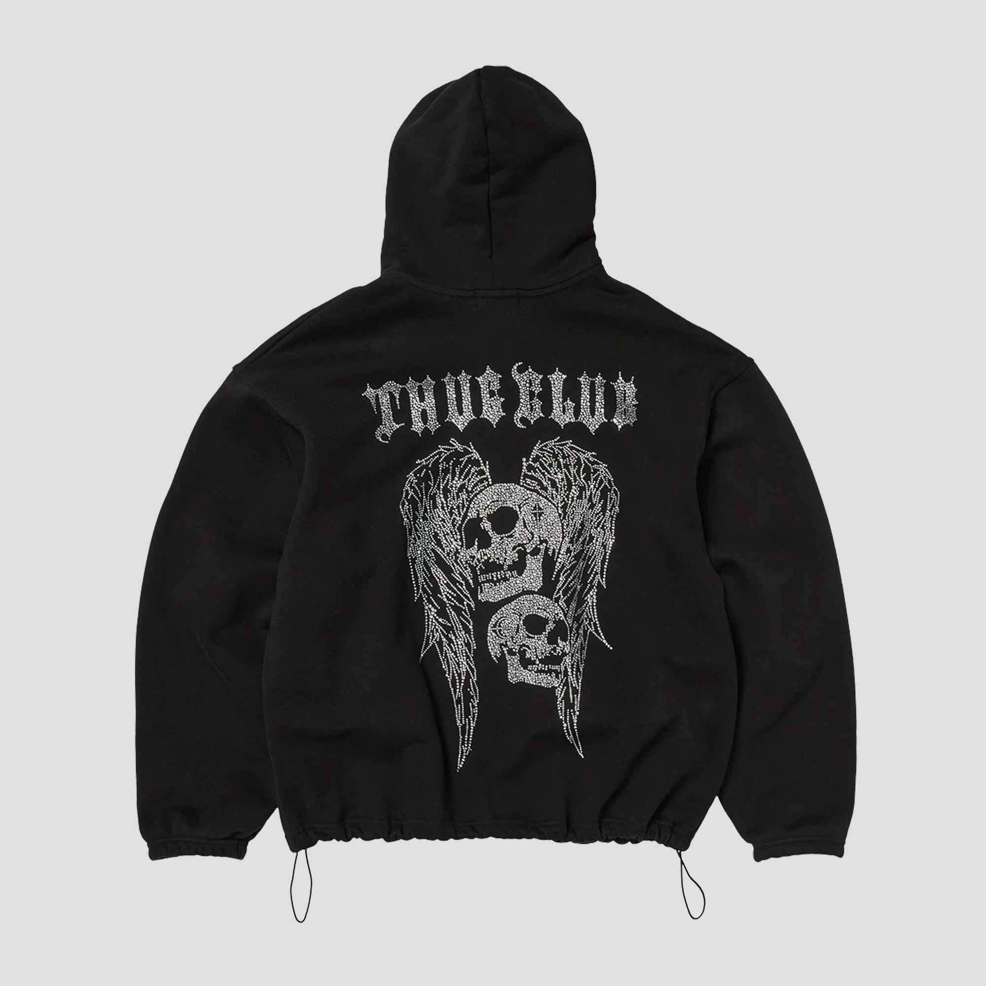 TC ANGELS CRYSTAL EMBELLISHED HOODIE