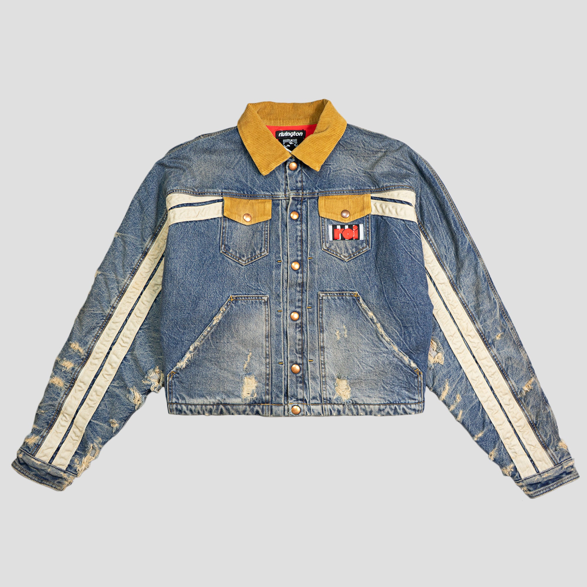 DENIM TRAPPIST TRUCKER JACKET