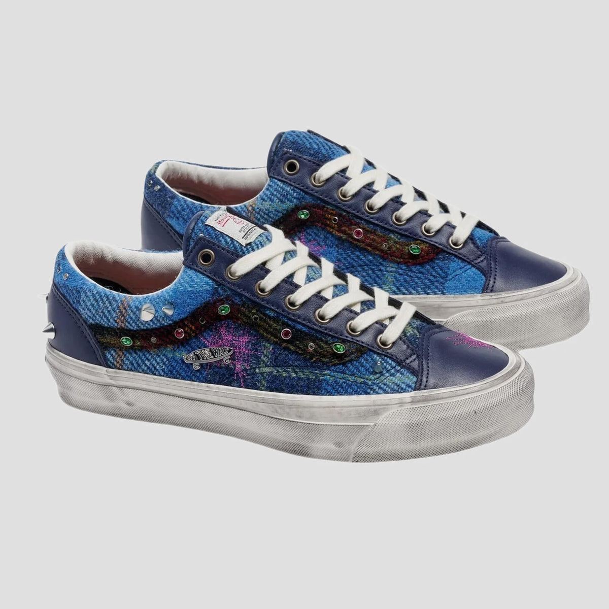 LX Old Skool 36 Harris Tweed Navy/Multi