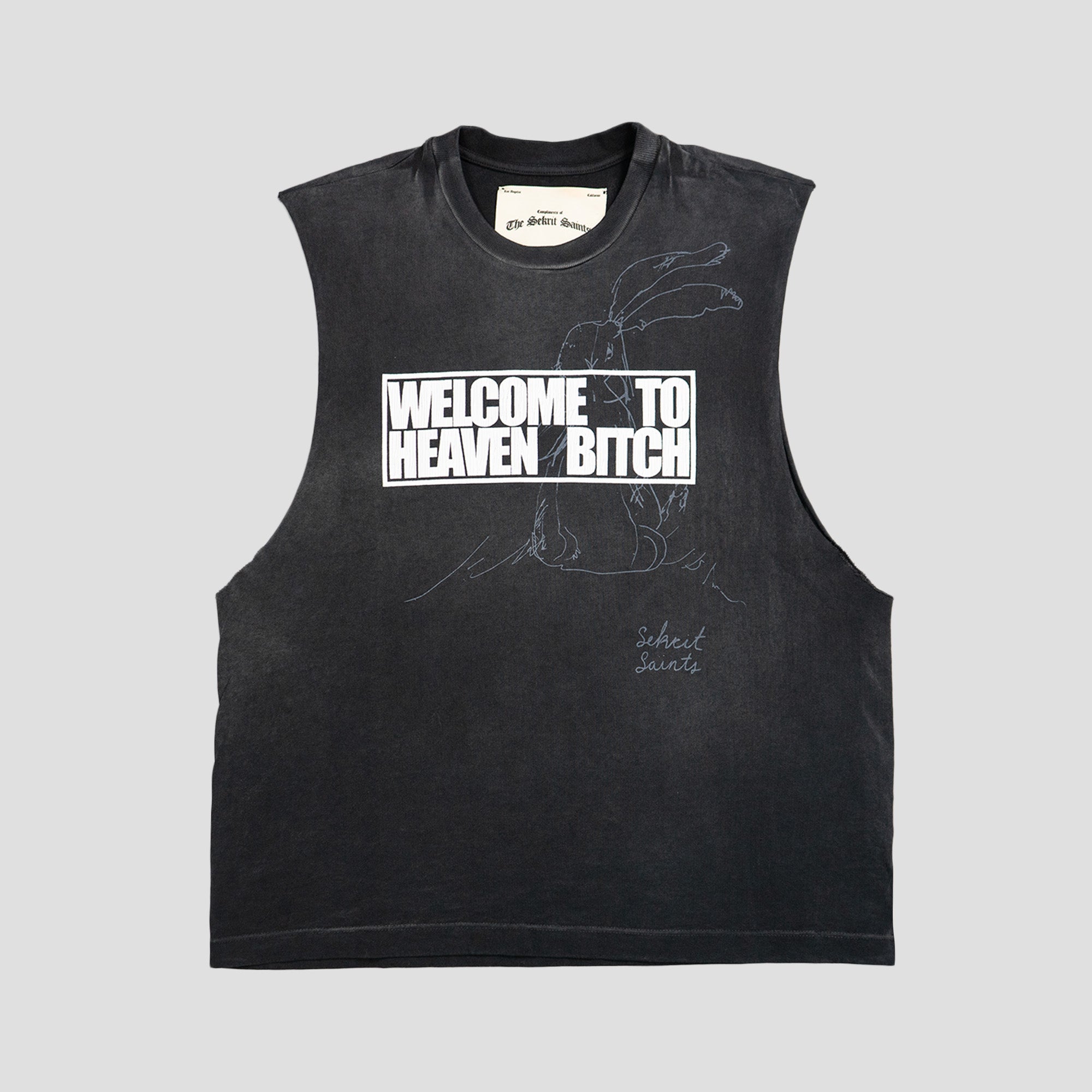 SEKRIT SAINT - WELCOME TO HEAVEN TANK TOP