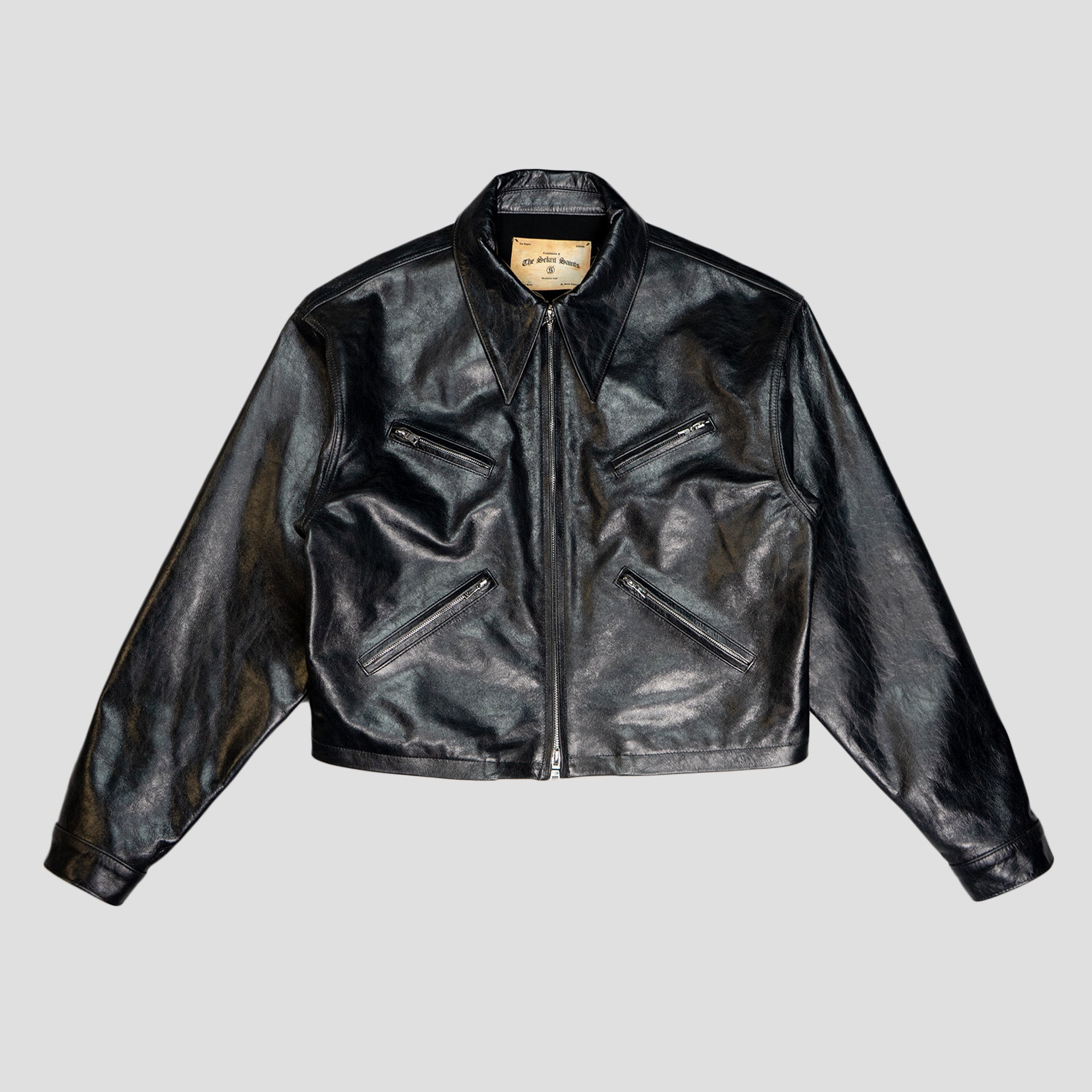 SEKRIT SAINTS - X LEATHER JACKET
