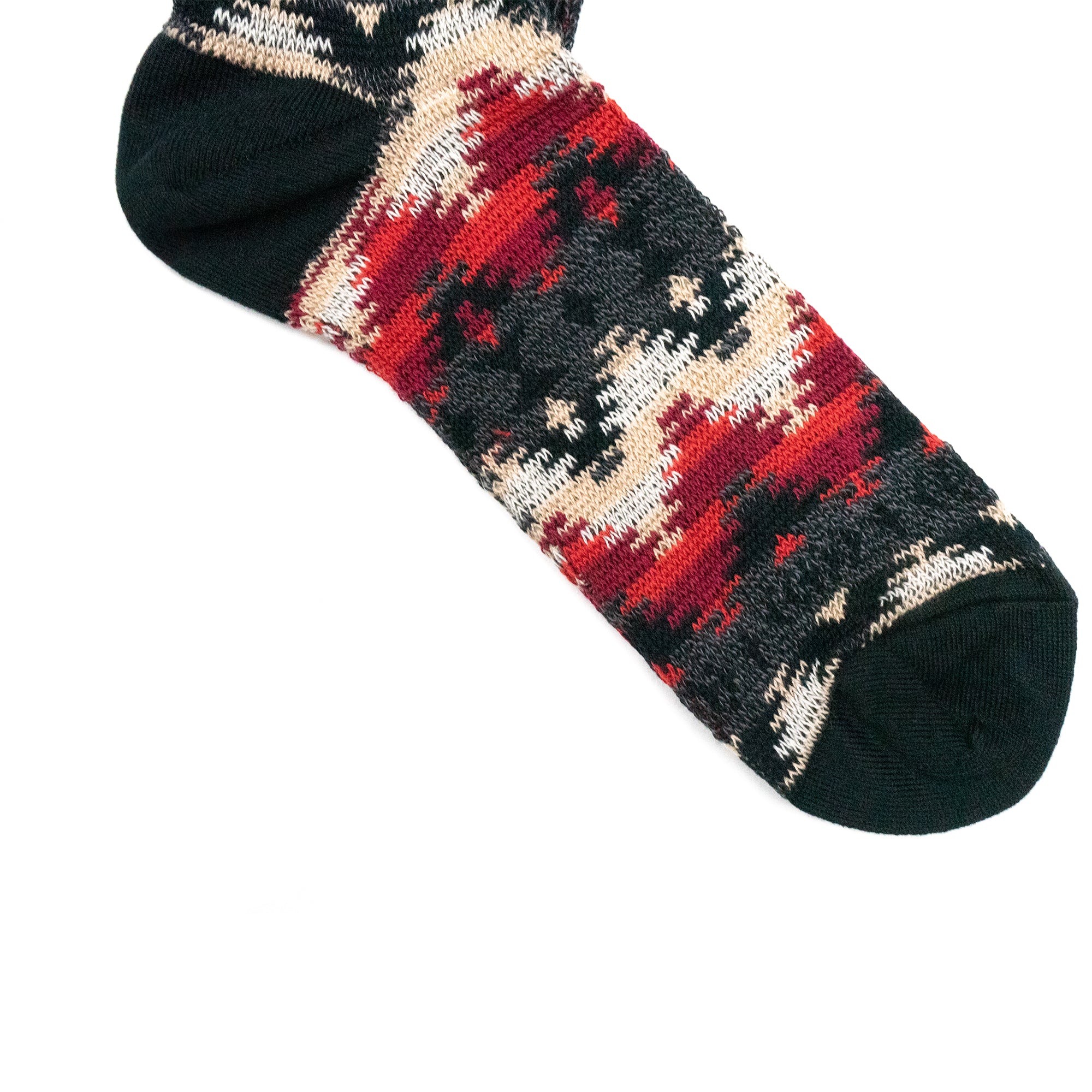 WIGWAM JACQUARD CREW SOCKS - BLACK