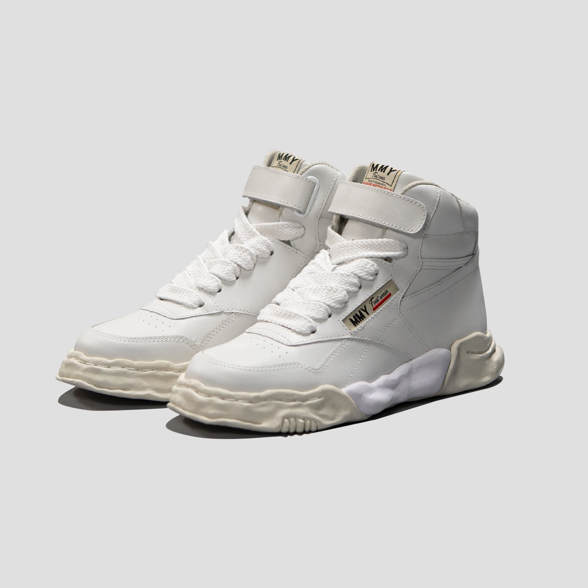 PARKER HIGH TOP SNEAKER - WHITE