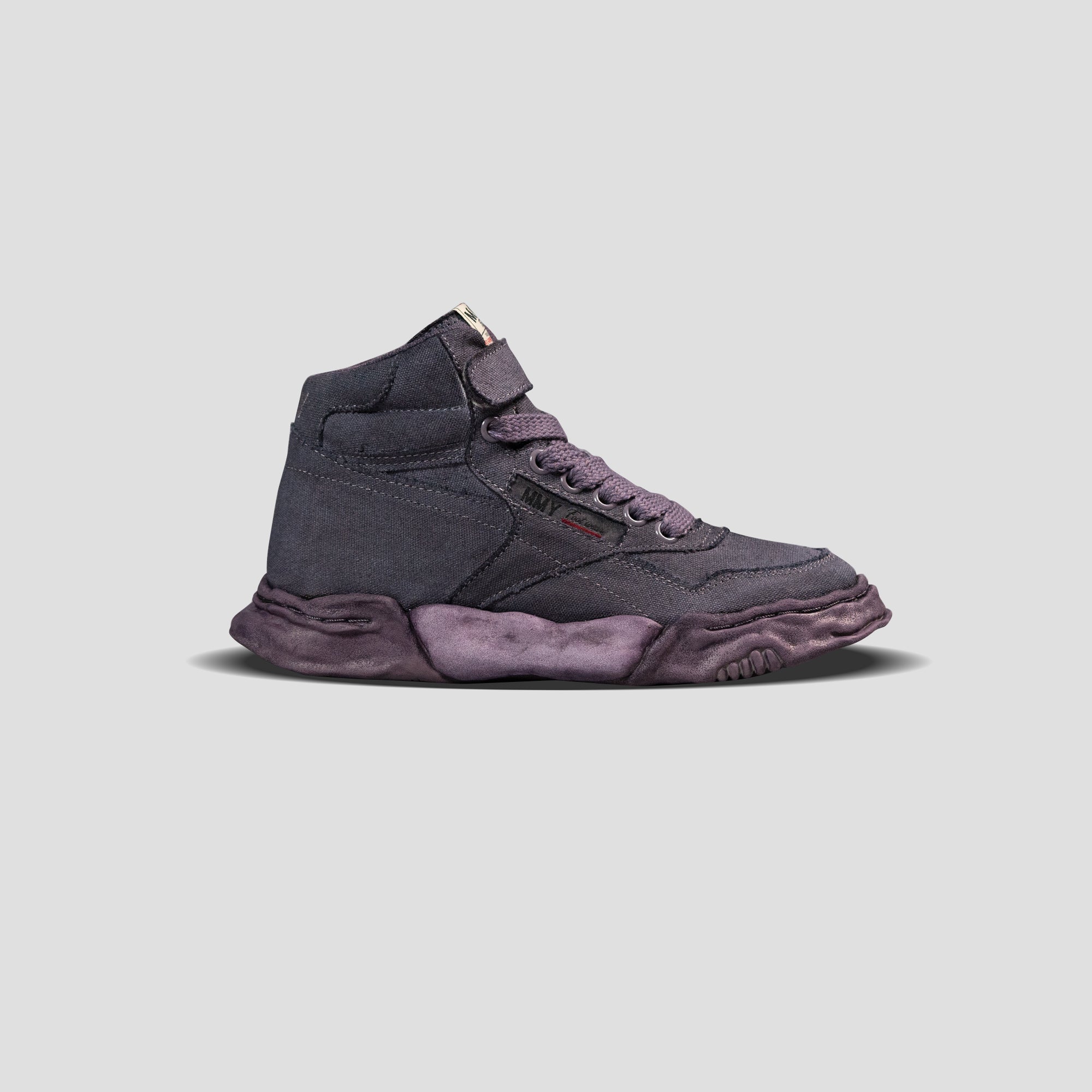 FREDDIE OG SOLE MID-TOP OVER DYED CANVAS SNEAKERS