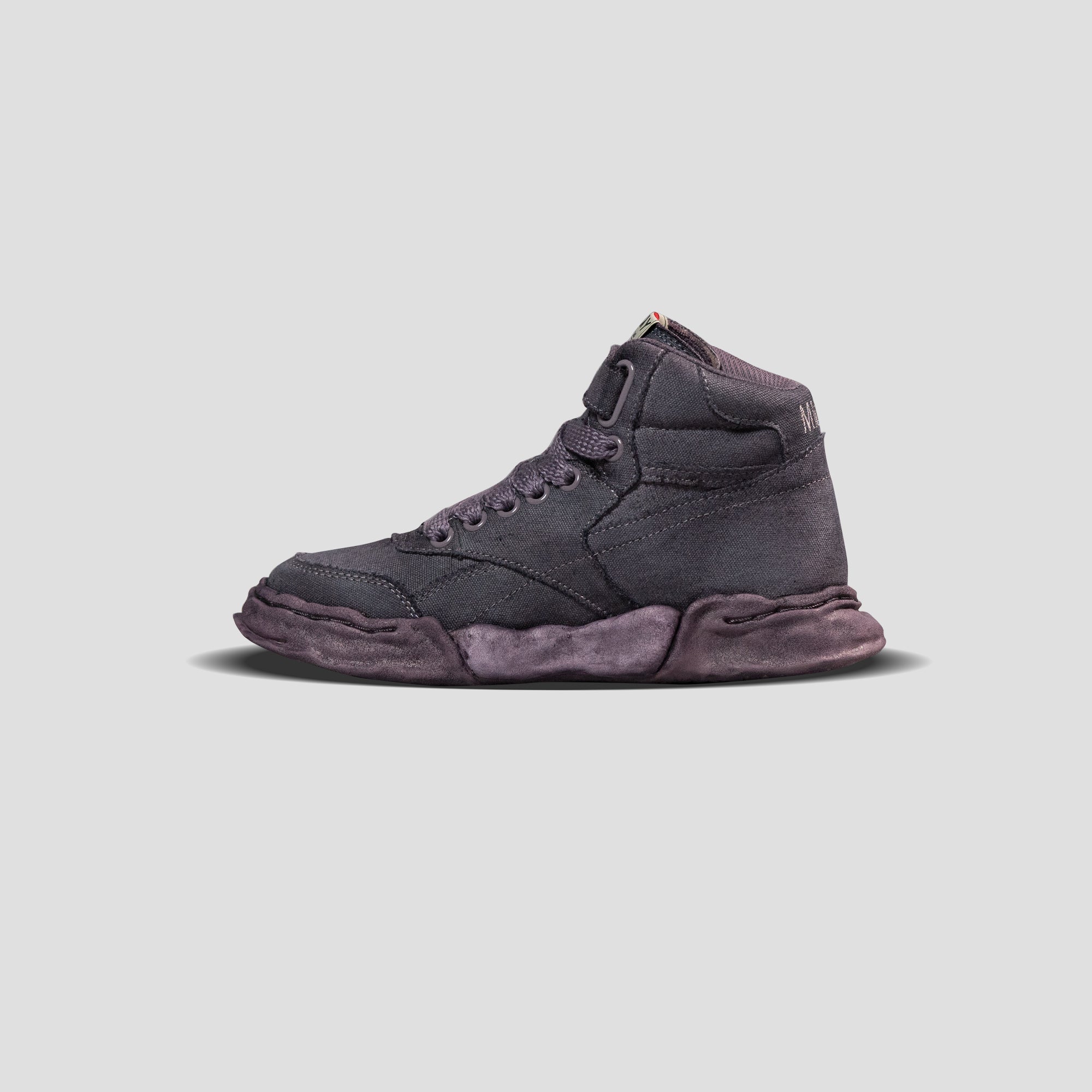 FREDDIE OG SOLE MID-TOP OVER DYED CANVAS SNEAKERS