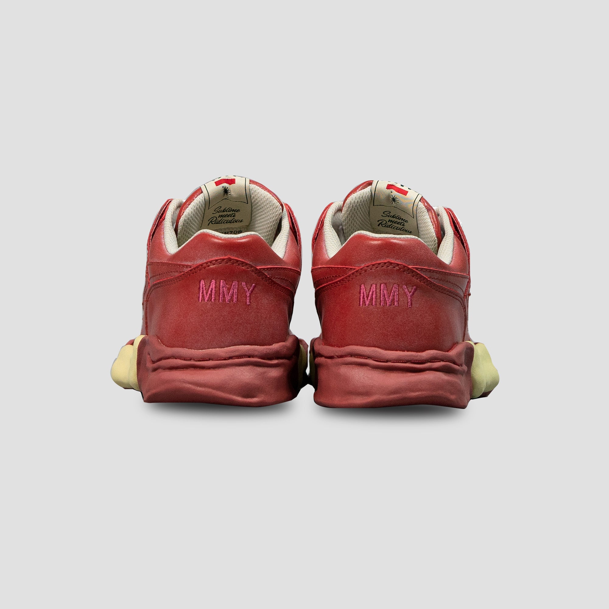 PARKER OG SOLE LOW-TOP PARAFFIN LEATHER SNEAKERS