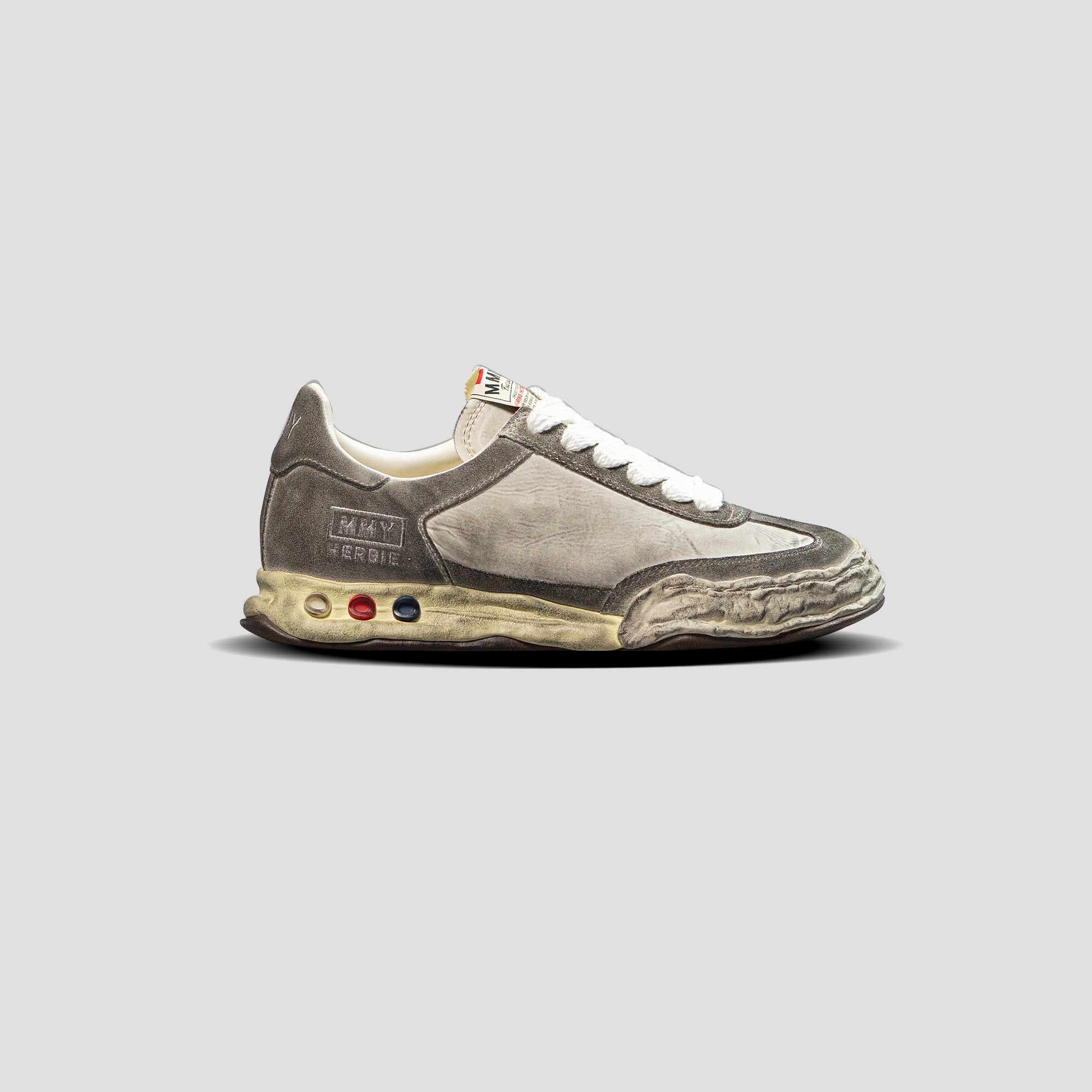 HERBIE OG SOLE LOW TOP SUEDE/NYLON SNEAKERS