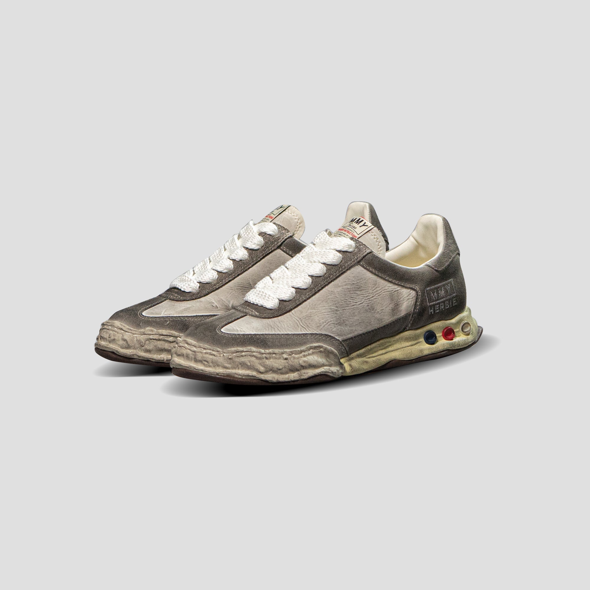 HERBIE OG SOLE LOW TOP SUEDE/NYLON SNEAKERS