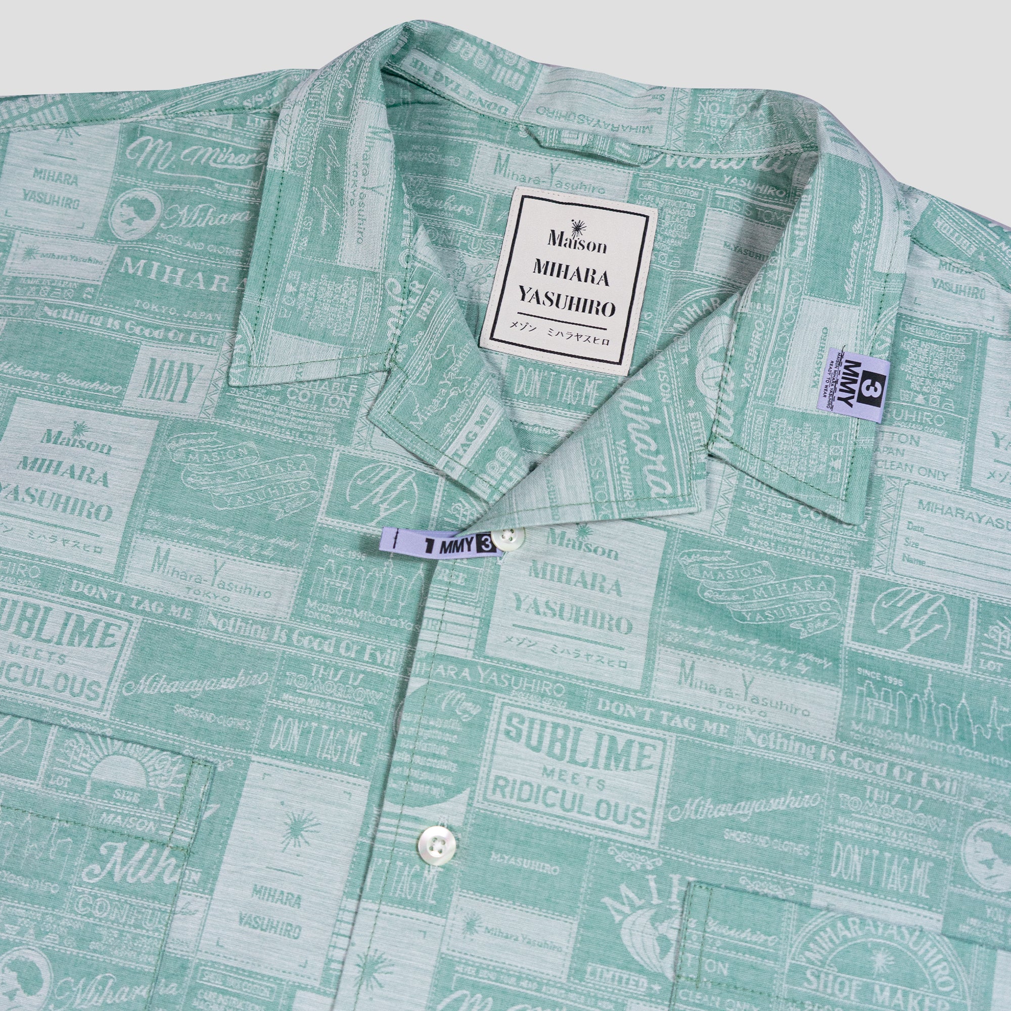 OVERSIZED MMY TAG JACQUARD SHIRTS