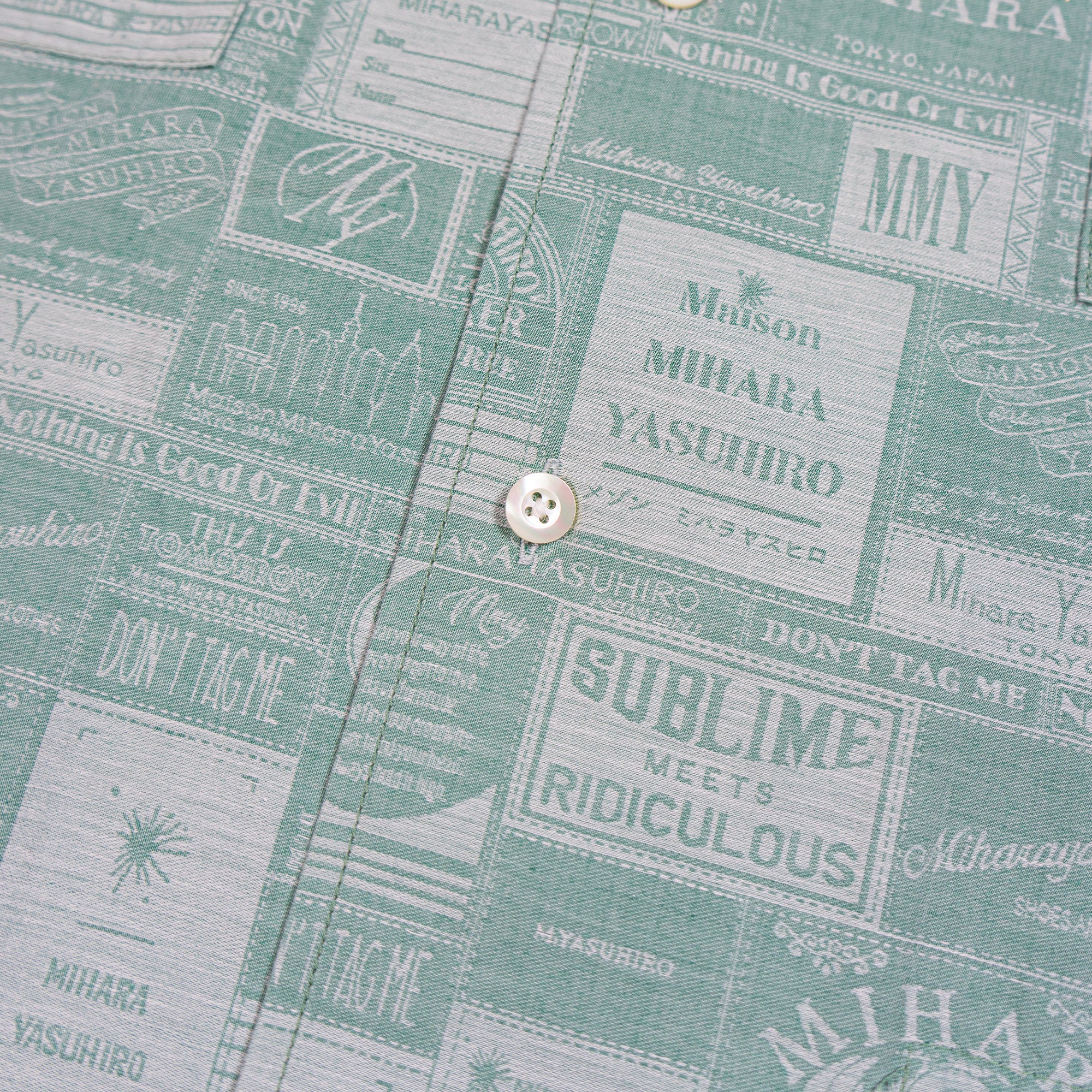 OVERSIZED MMY TAG JACQUARD SHIRTS