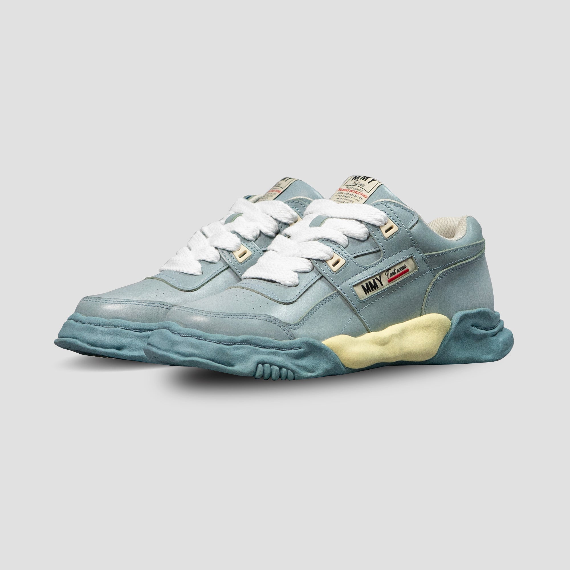 PARKER OG SOLE LOW-TOP PARAFFIN LEATHER SNEAKERS