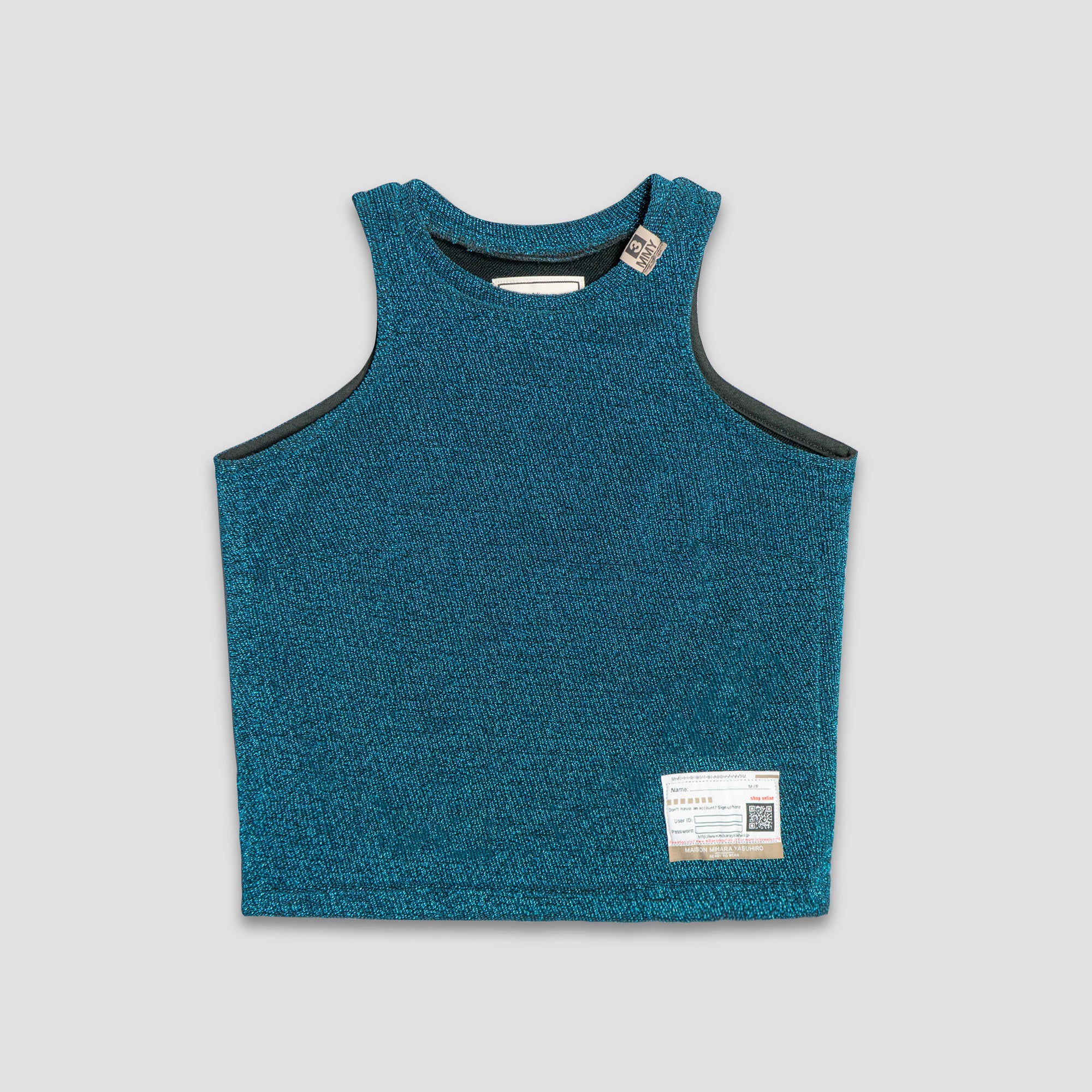 GLITTER CROPPED TANK TOP