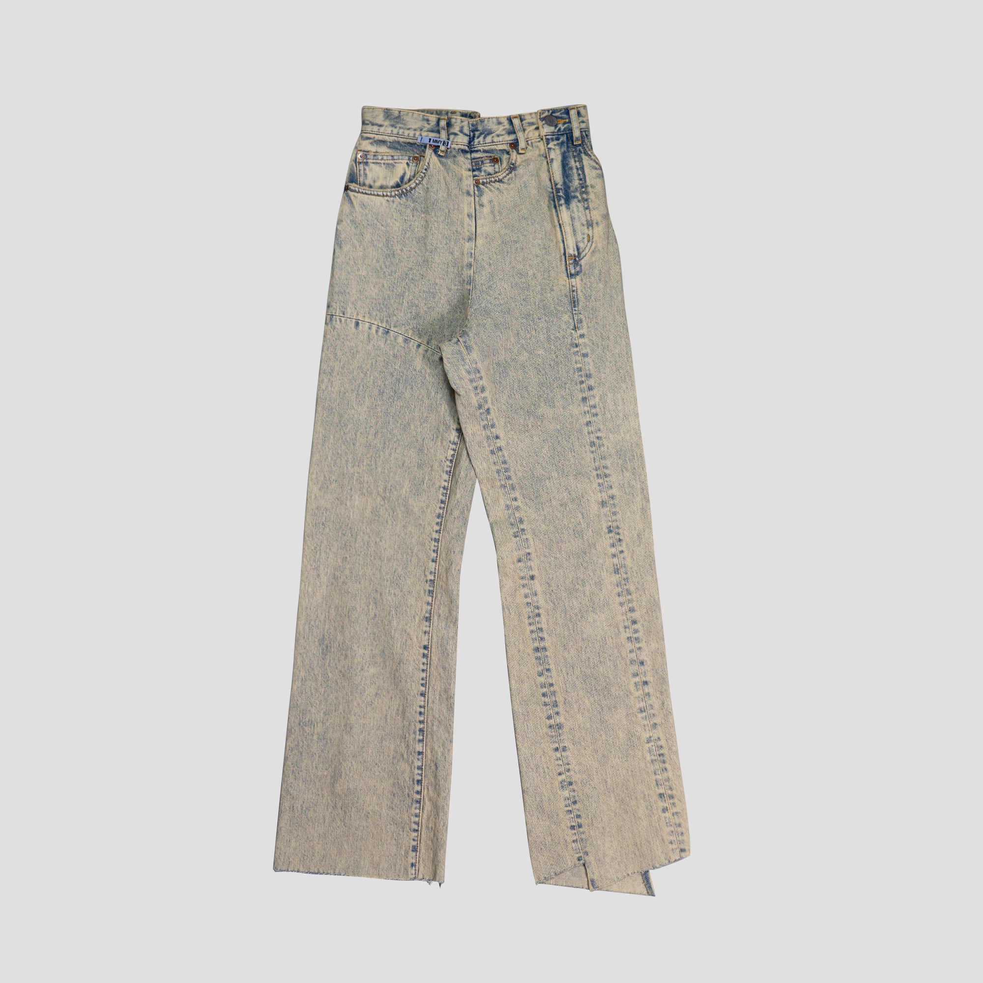 DECONSTRUCTED DENIM JEANS