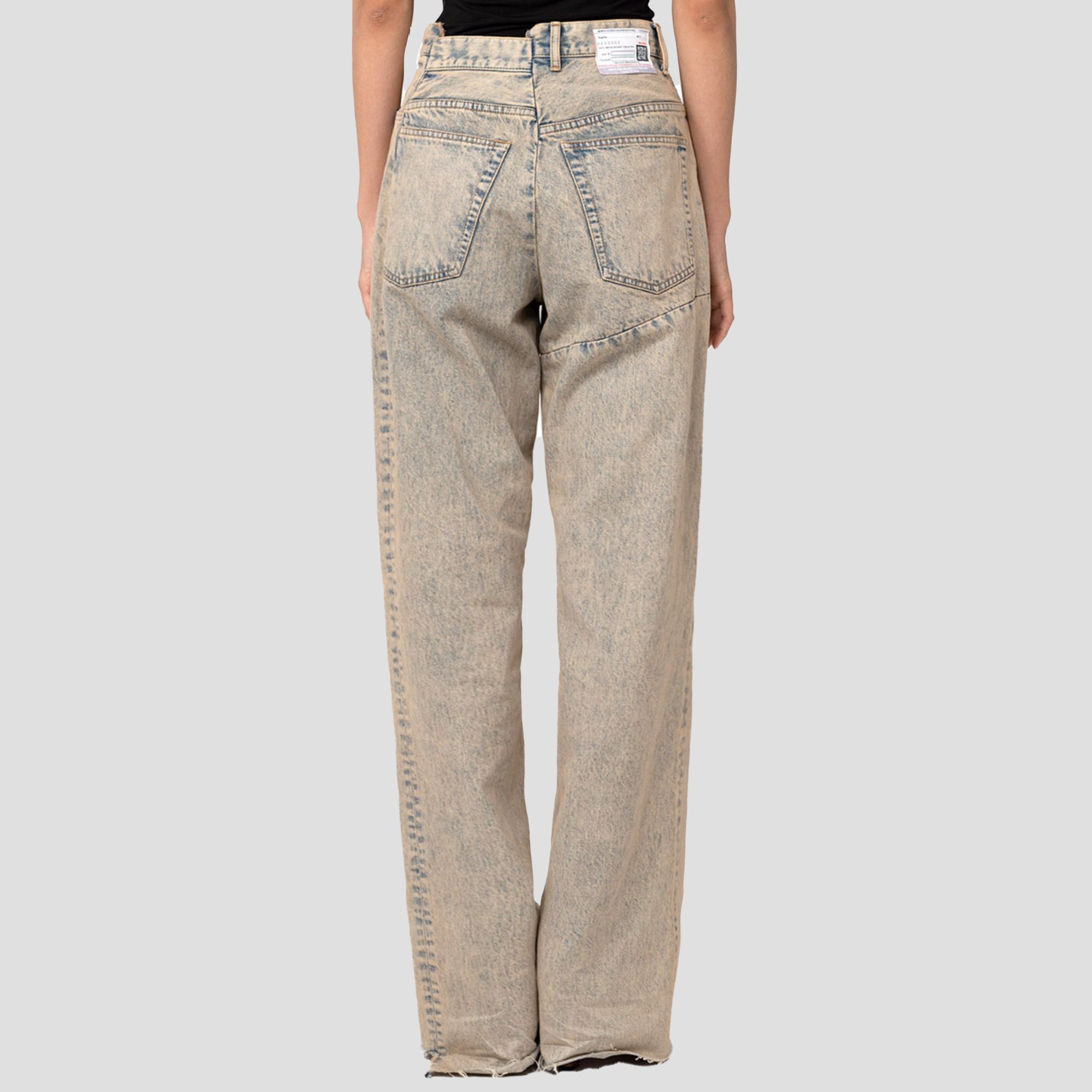 DECONSTRUCTED DENIM JEANS