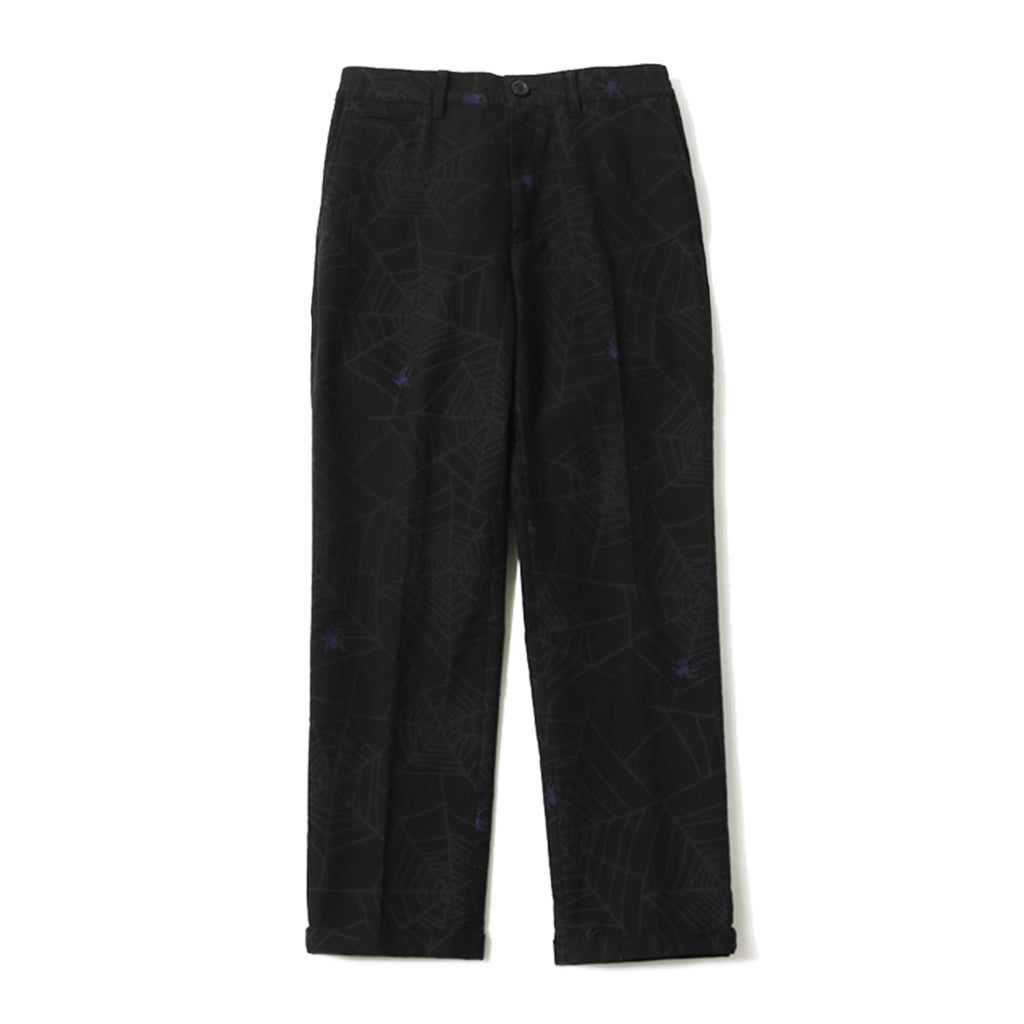 SPIDER WEB TROUSERS - BLACK