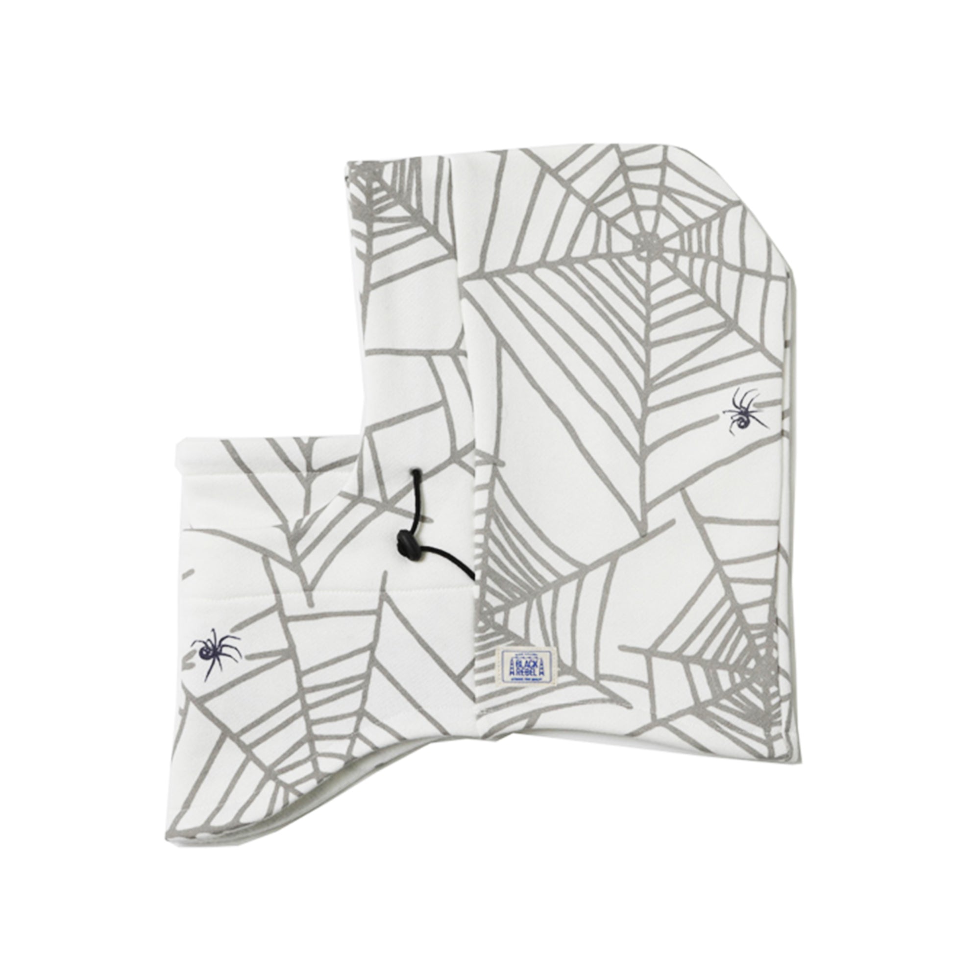 SPIDER WEB SKI MASK - WHITE