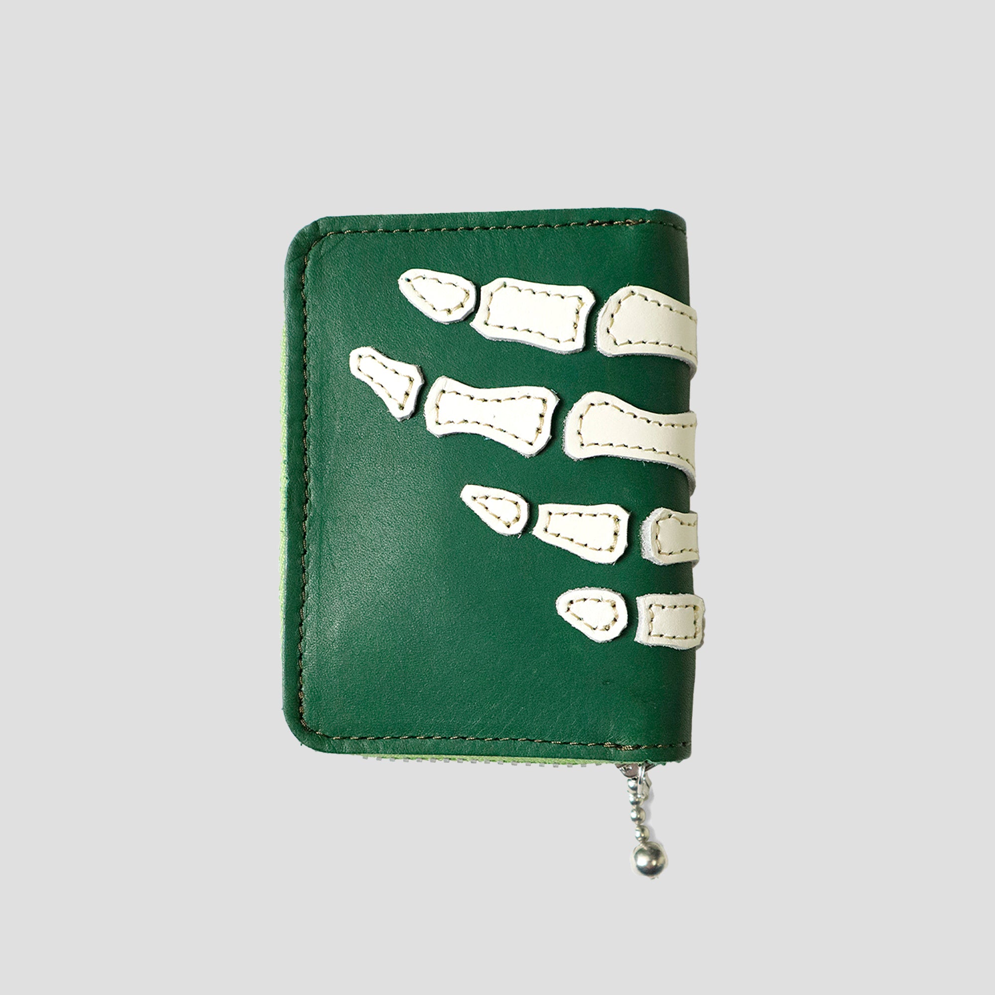 THUMB-UP BONE MINI LEATHER WALLET
