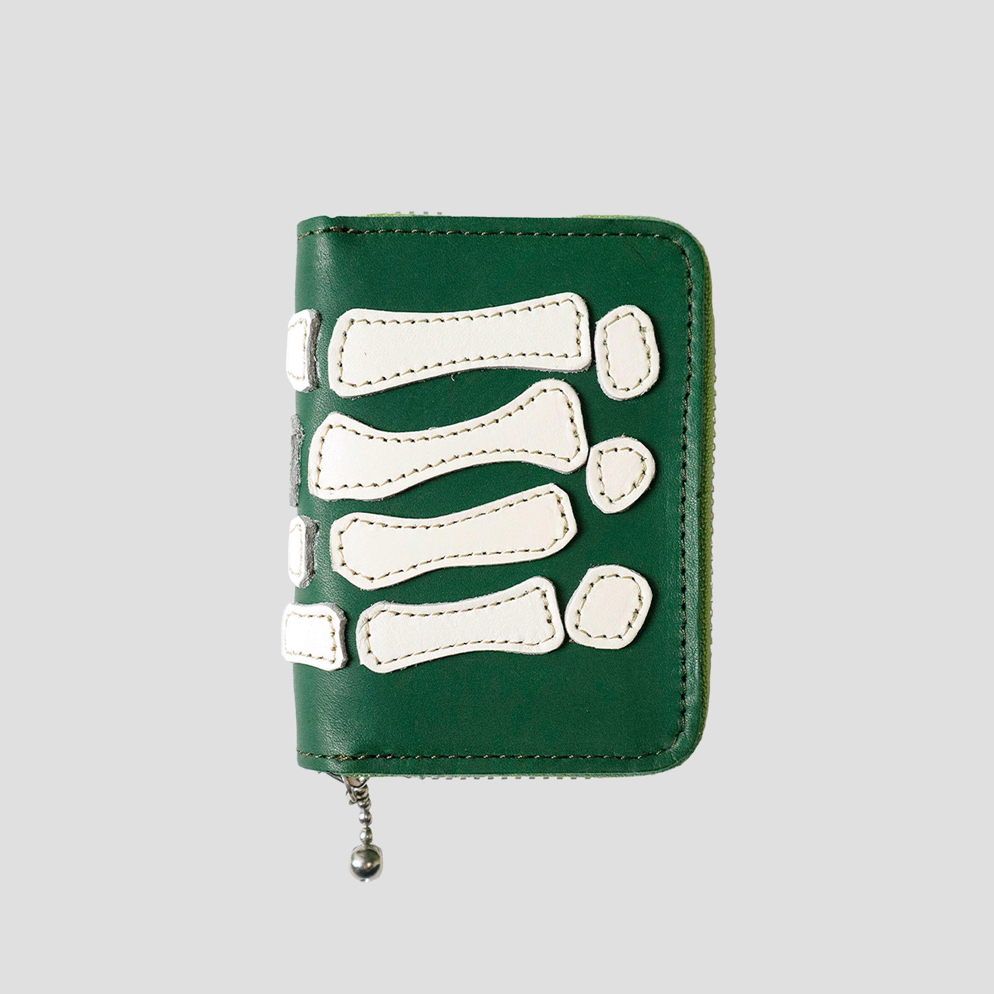 THUMB-UP BONE MINI LEATHER WALLET