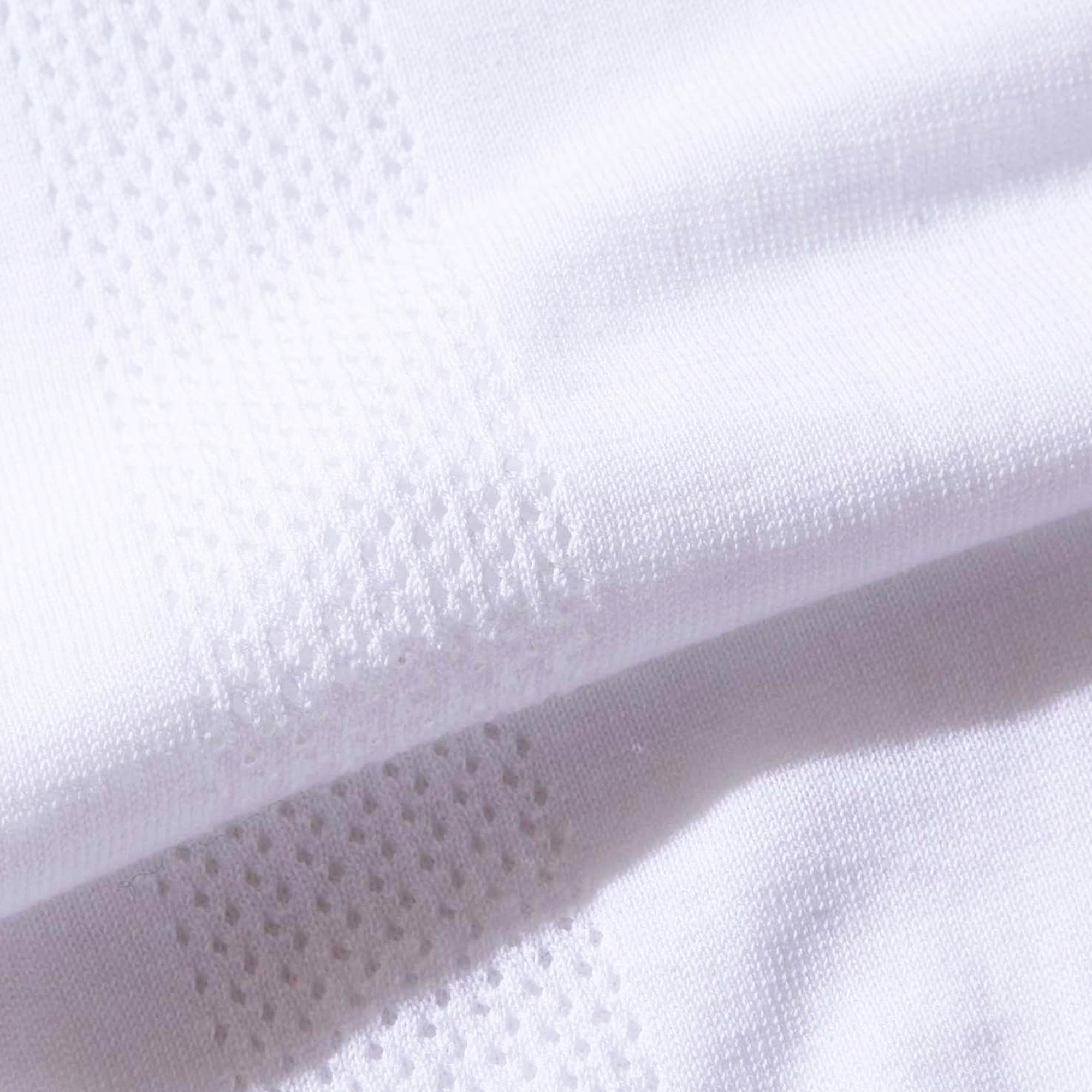 WASHABLE HIGHGAGE KNIT S/S T-SHIRTS - WHITE