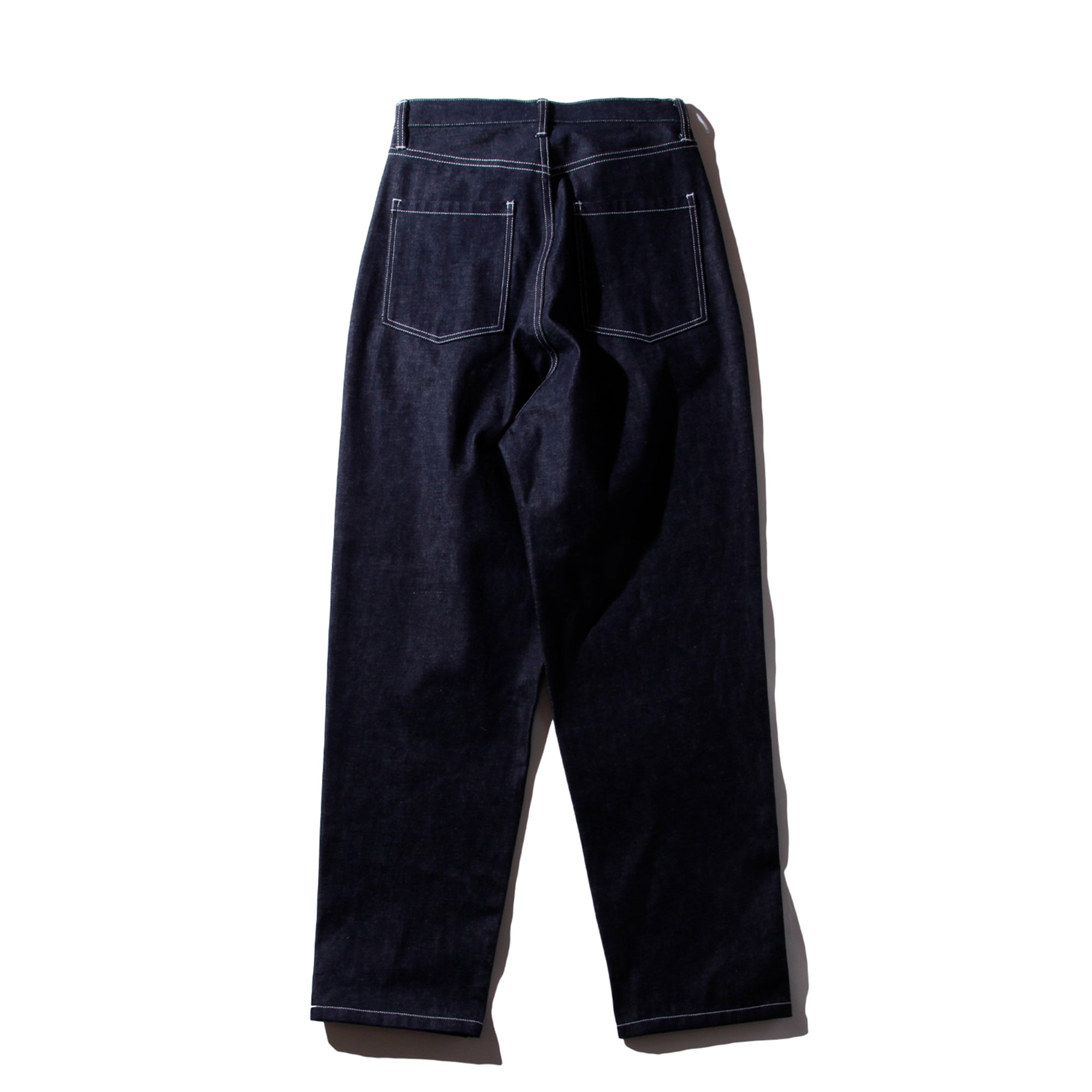 ORGANIC DENIM HIGH-WAISTED JEANS - INDIGO