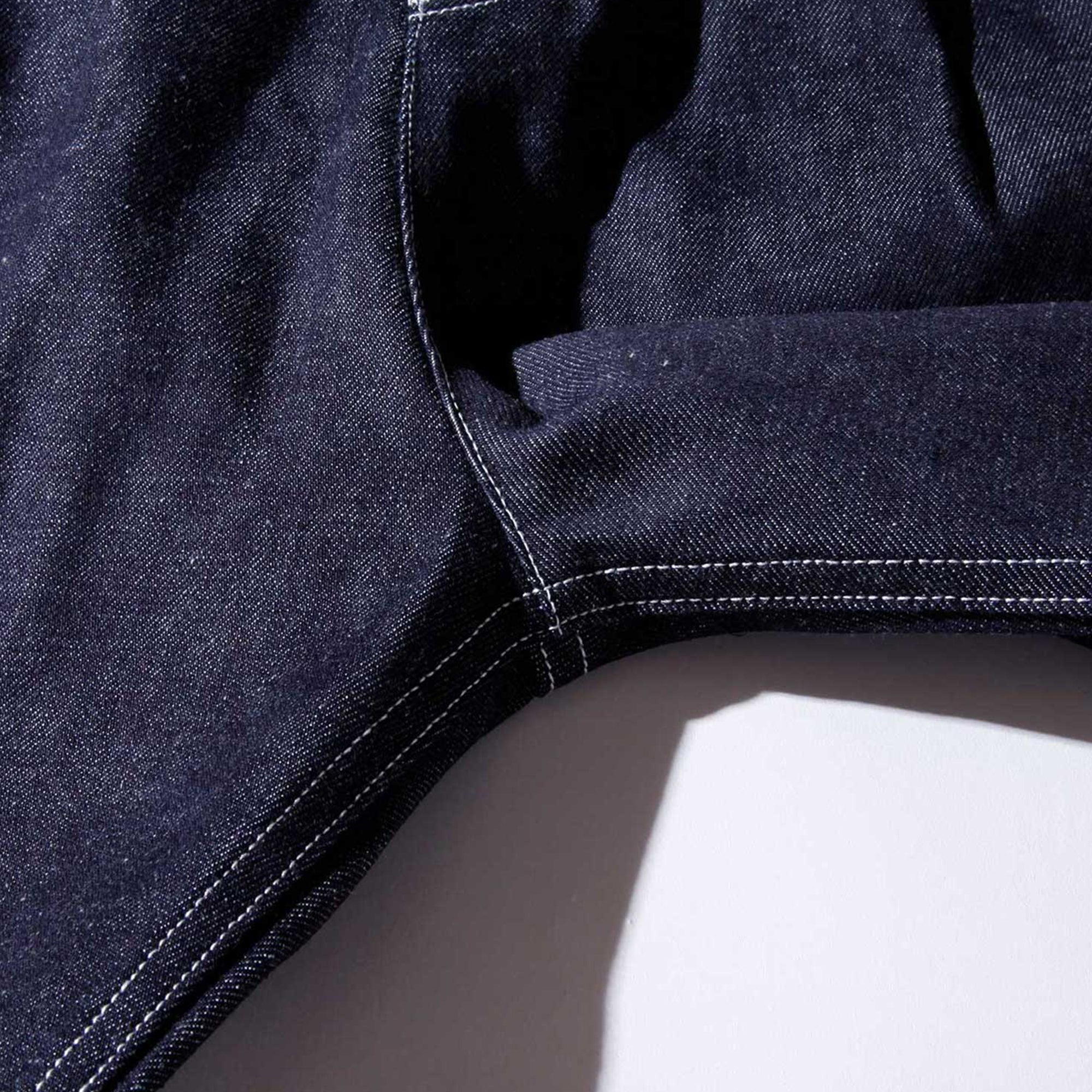 ORGANIC DENIM HIGH-WAISTED JEANS - INDIGO