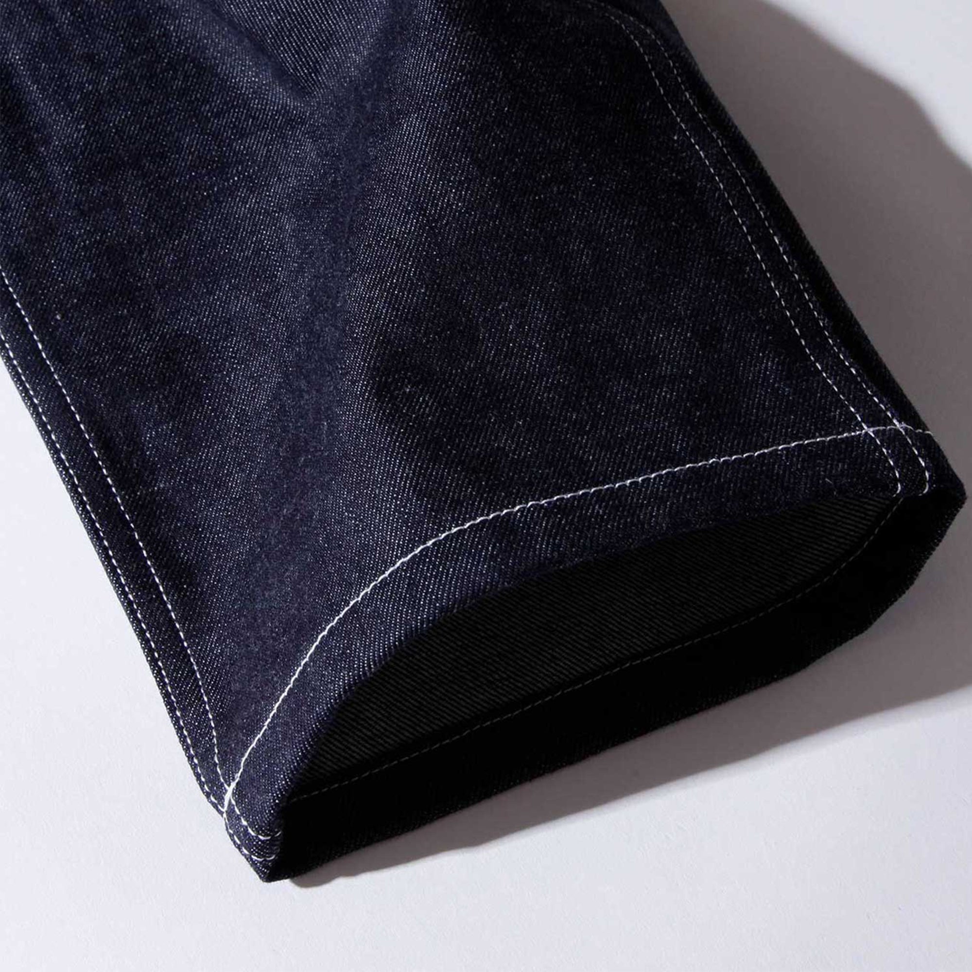 ORGANIC DENIM HIGH-WAISTED JEANS - INDIGO