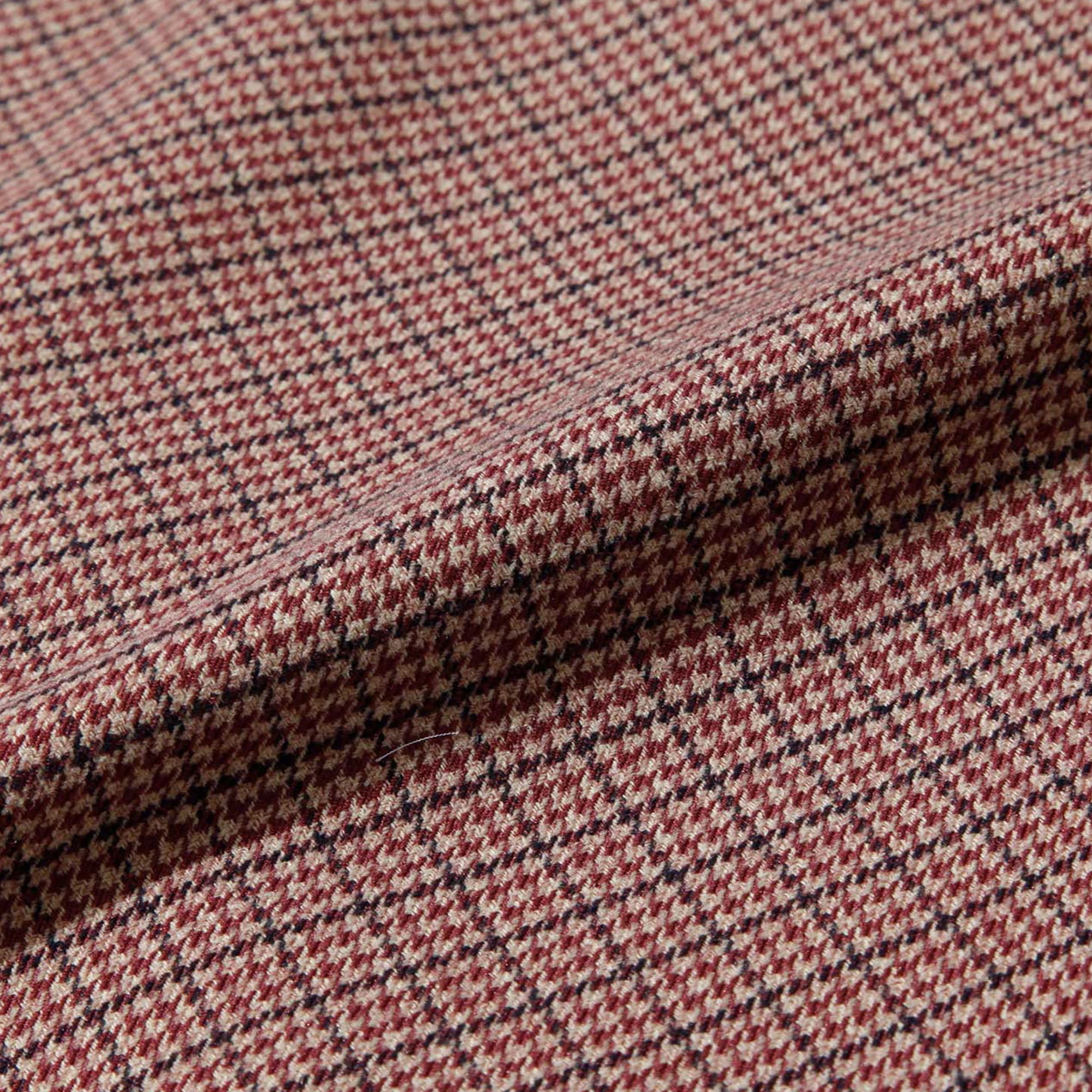 SOLOTEX CHECK HUNTING LONG COAT - BROWN