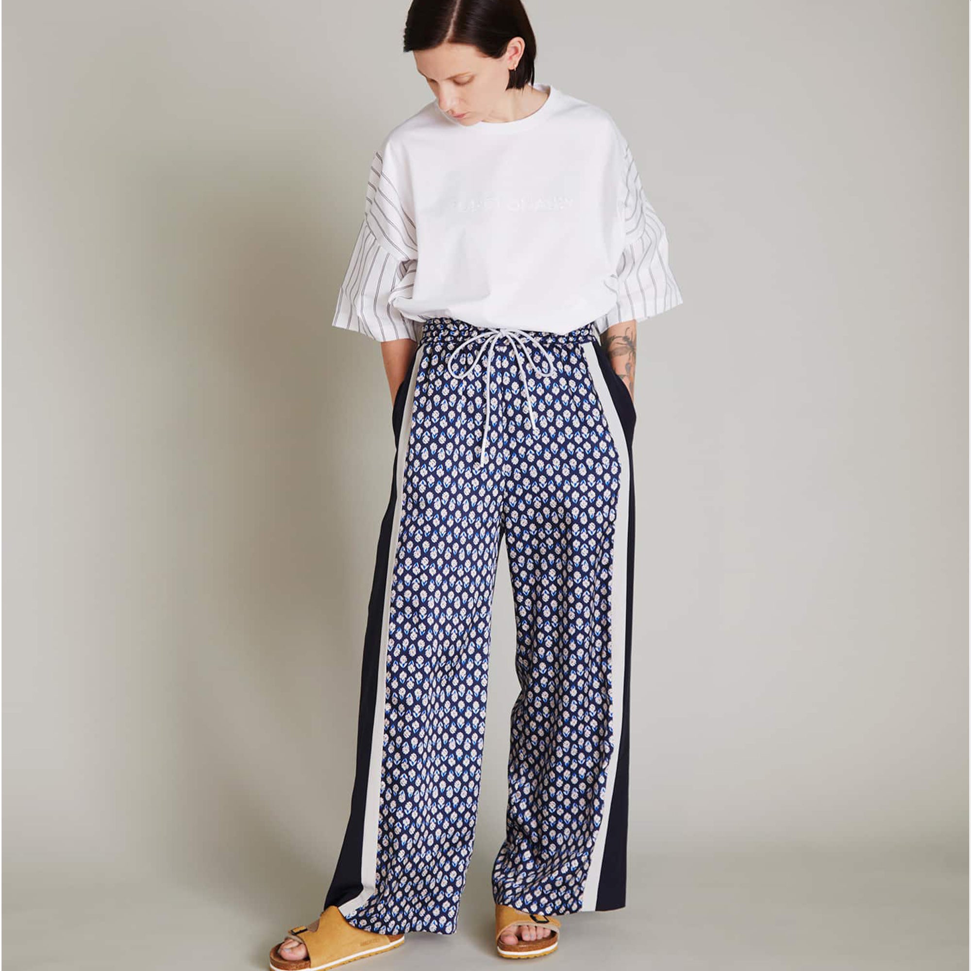 FLORAL EASY PANTS