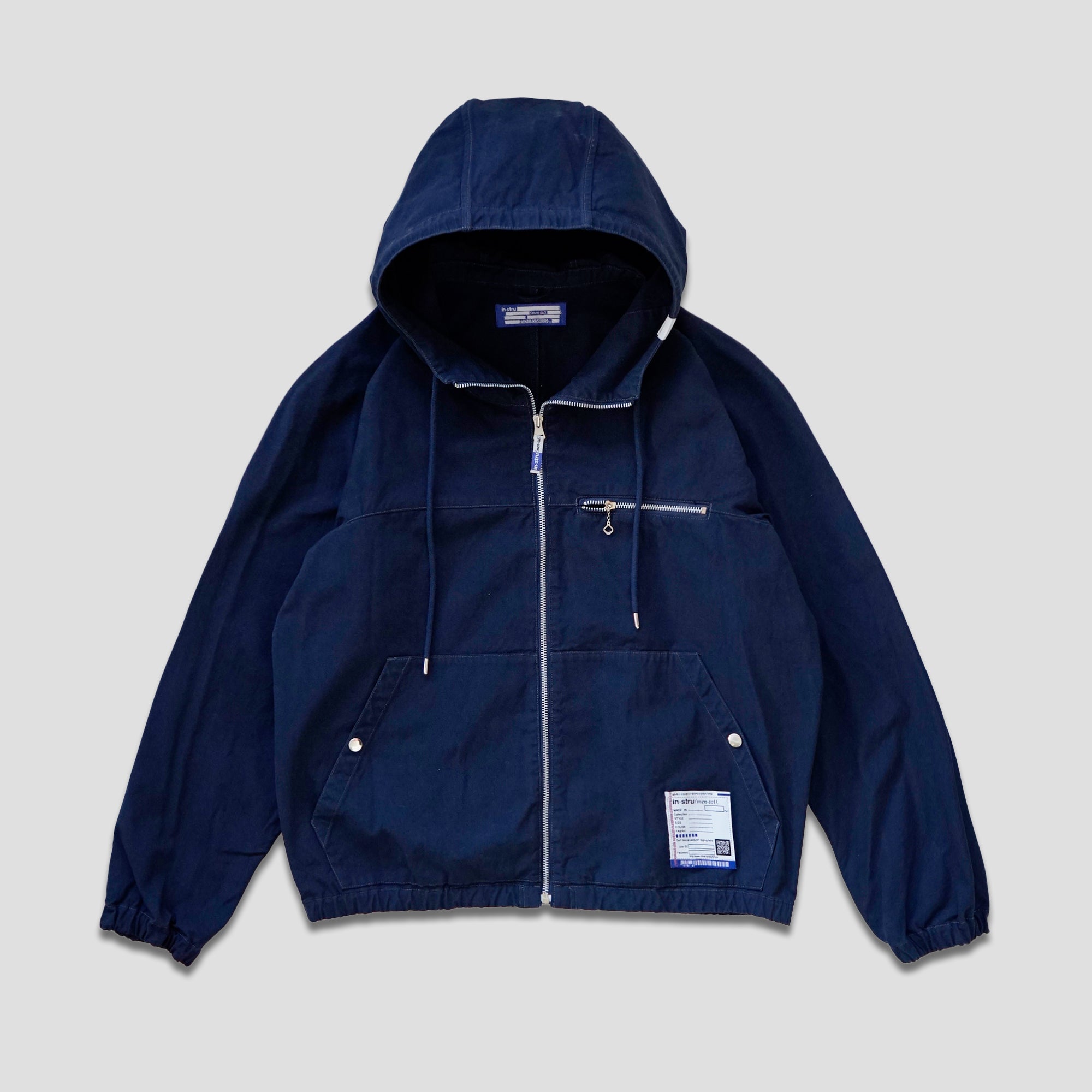 MIHARAYASUHIRO - HOODED BLOUSON - NAVY