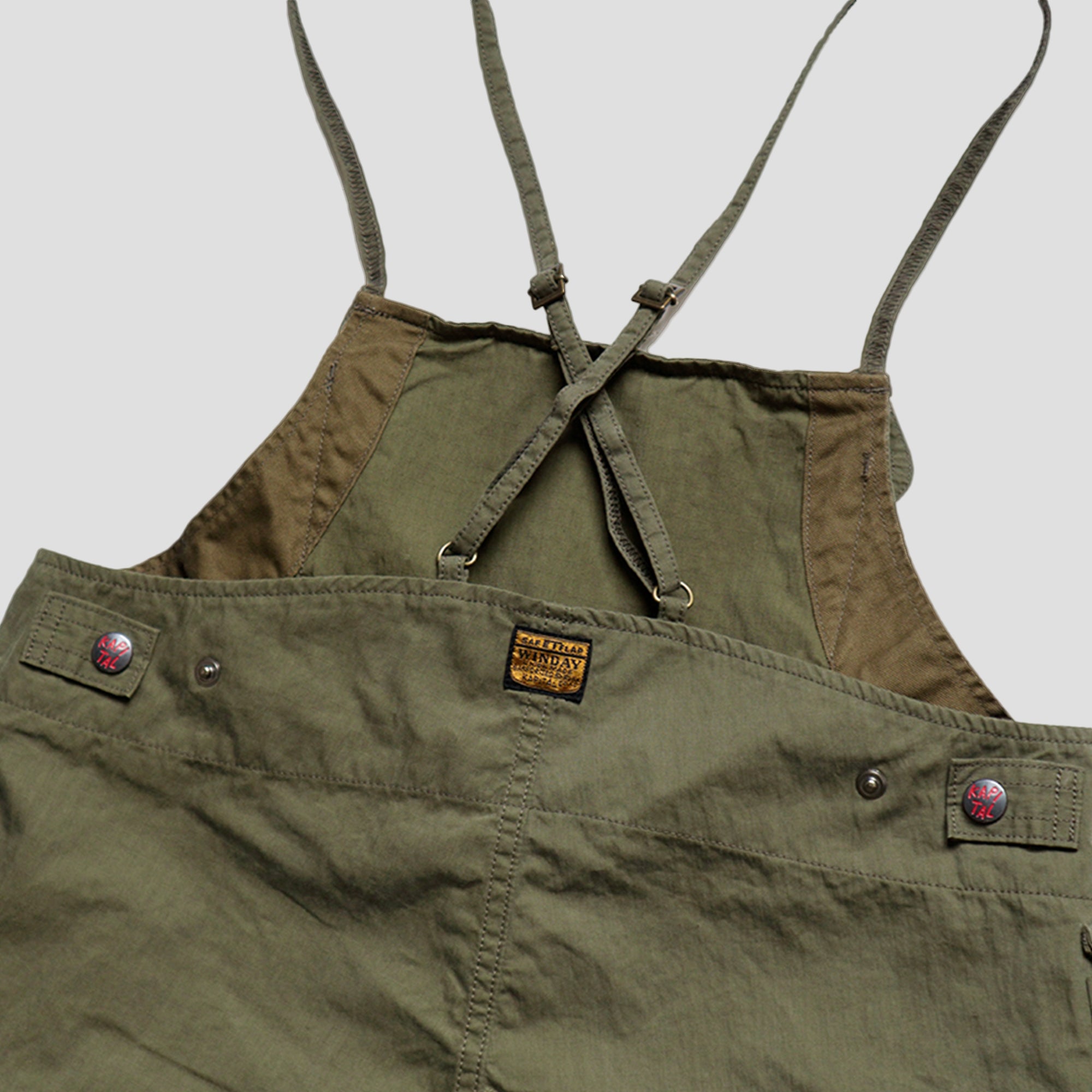 RIP STIOP CARGO OVERALL - OLIVE